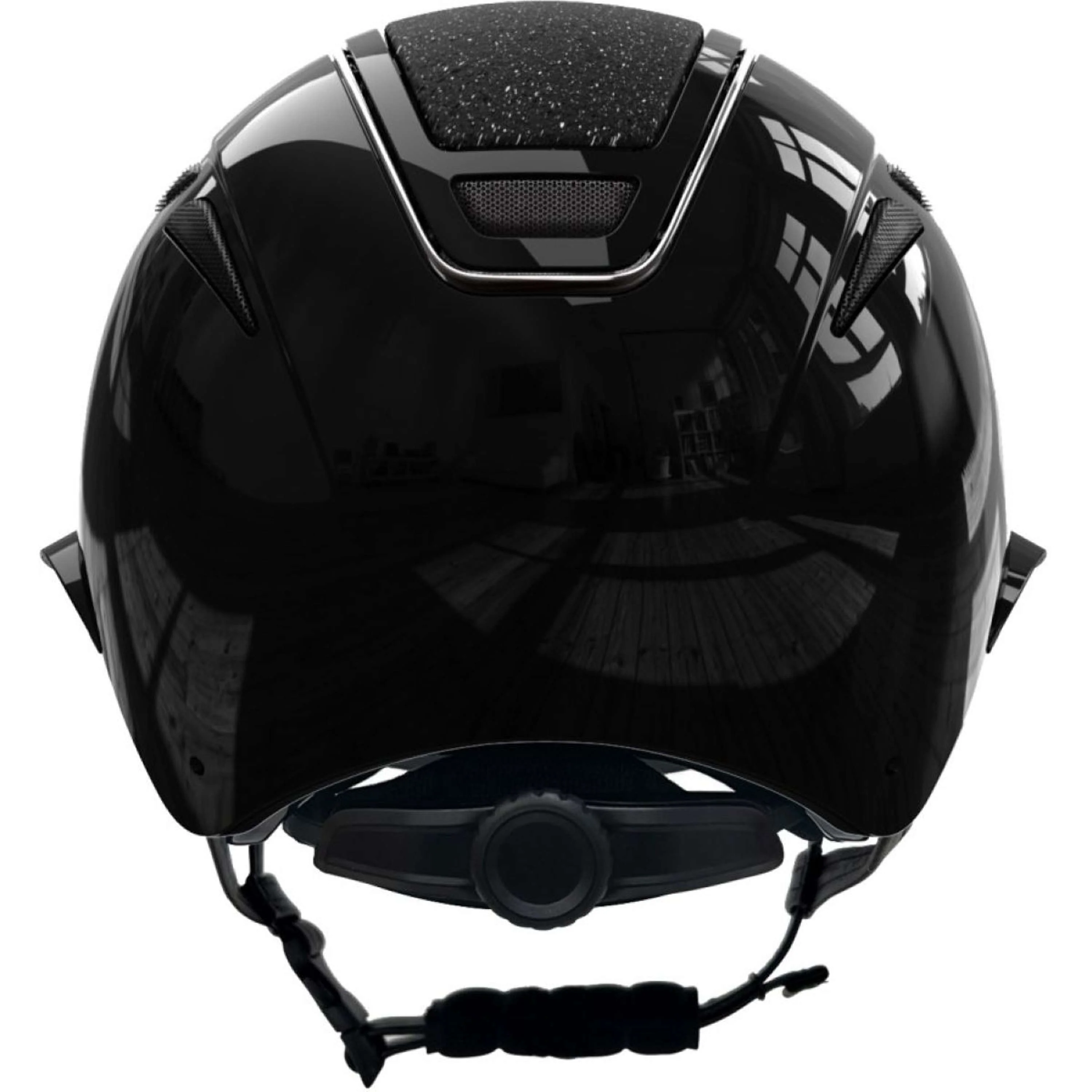 Covalliero Casco da equitazione Elite Polo Lacca Nera - Image 4