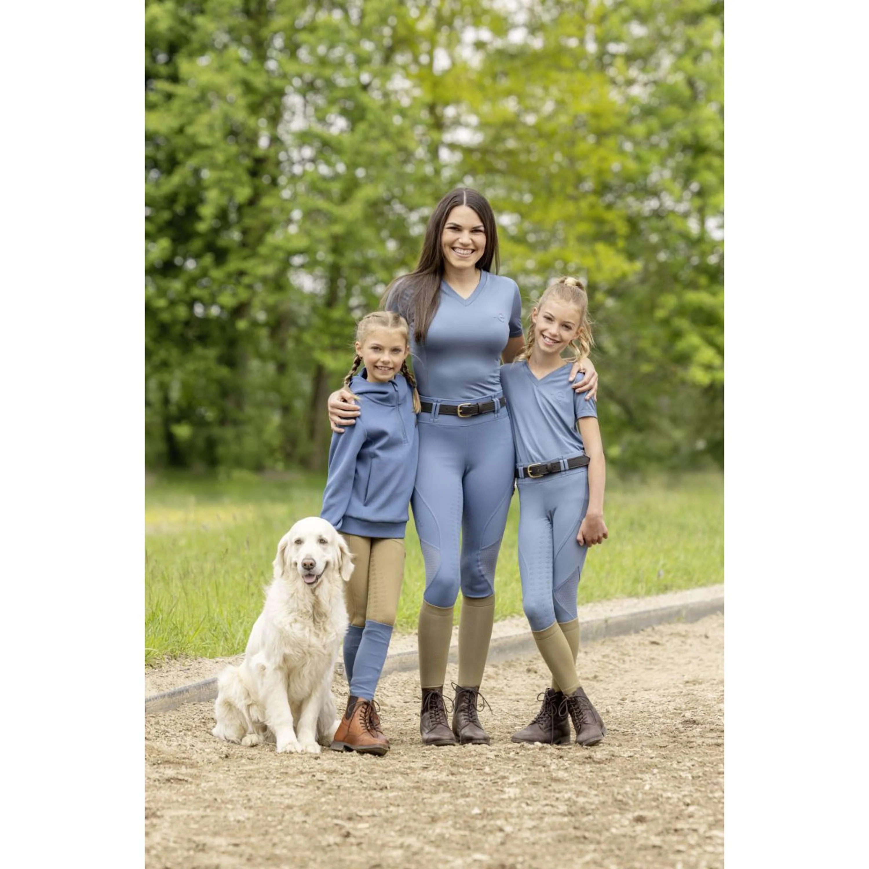 Covalliero Felpa con cappuccio SS26 Bambini Smoked Blue - Image 4