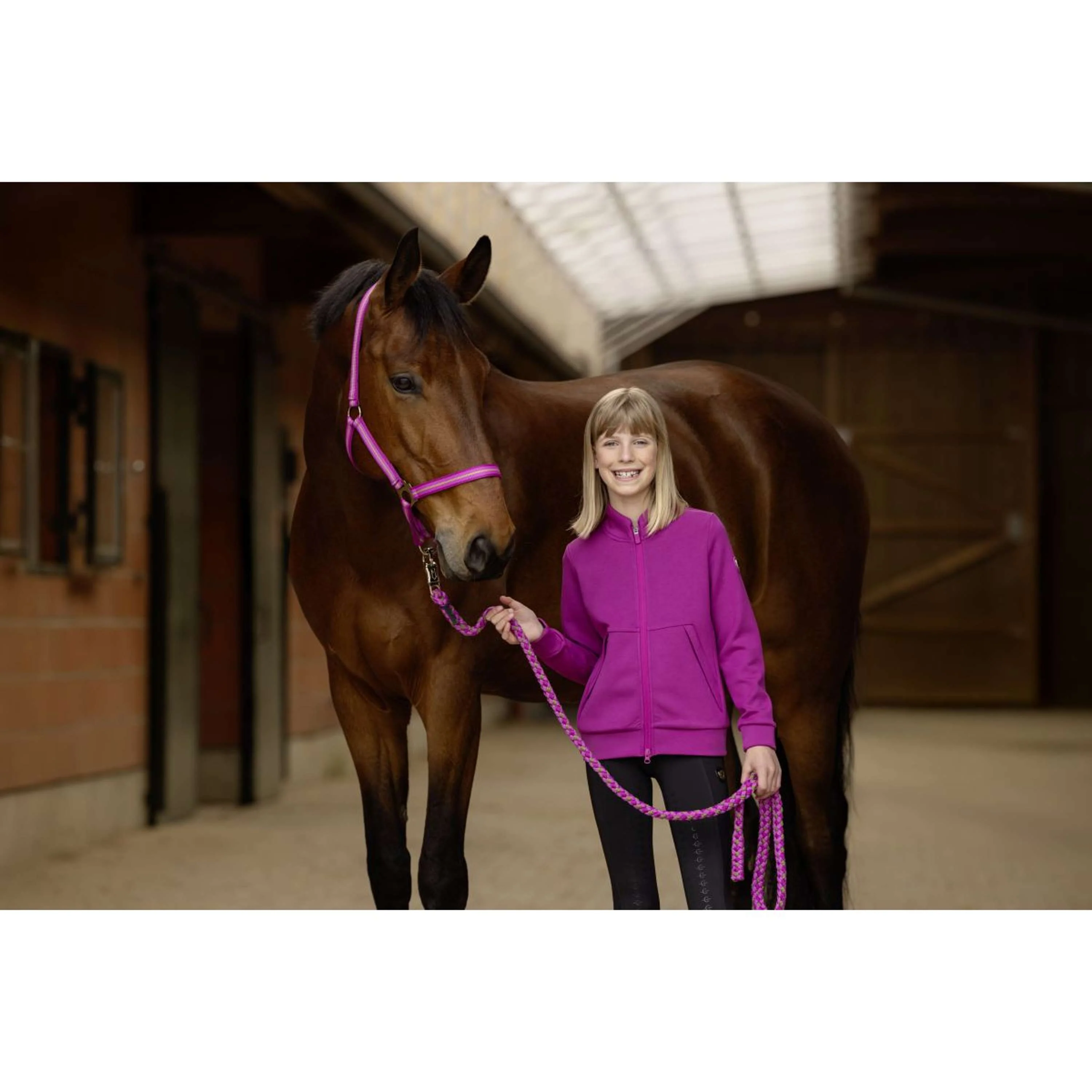 Covalliero Gilet in Pile SS26 Bambini Light Berry - Image 2
