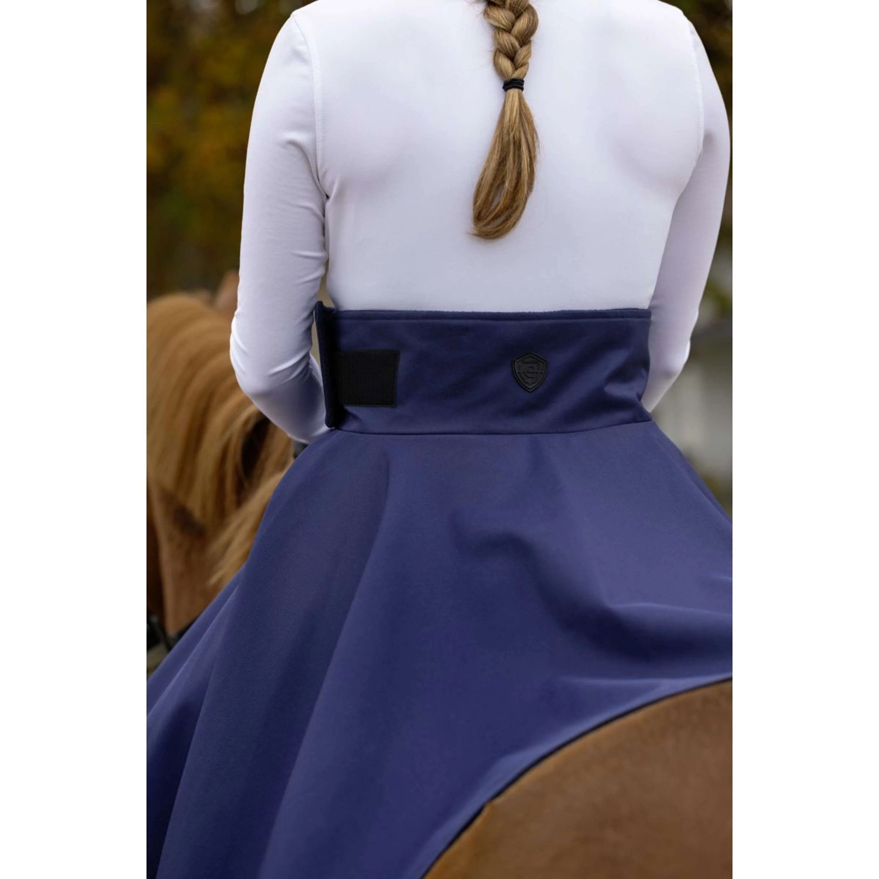 Covalliero Gonna da Equitazione Thermo Navy - Image 4