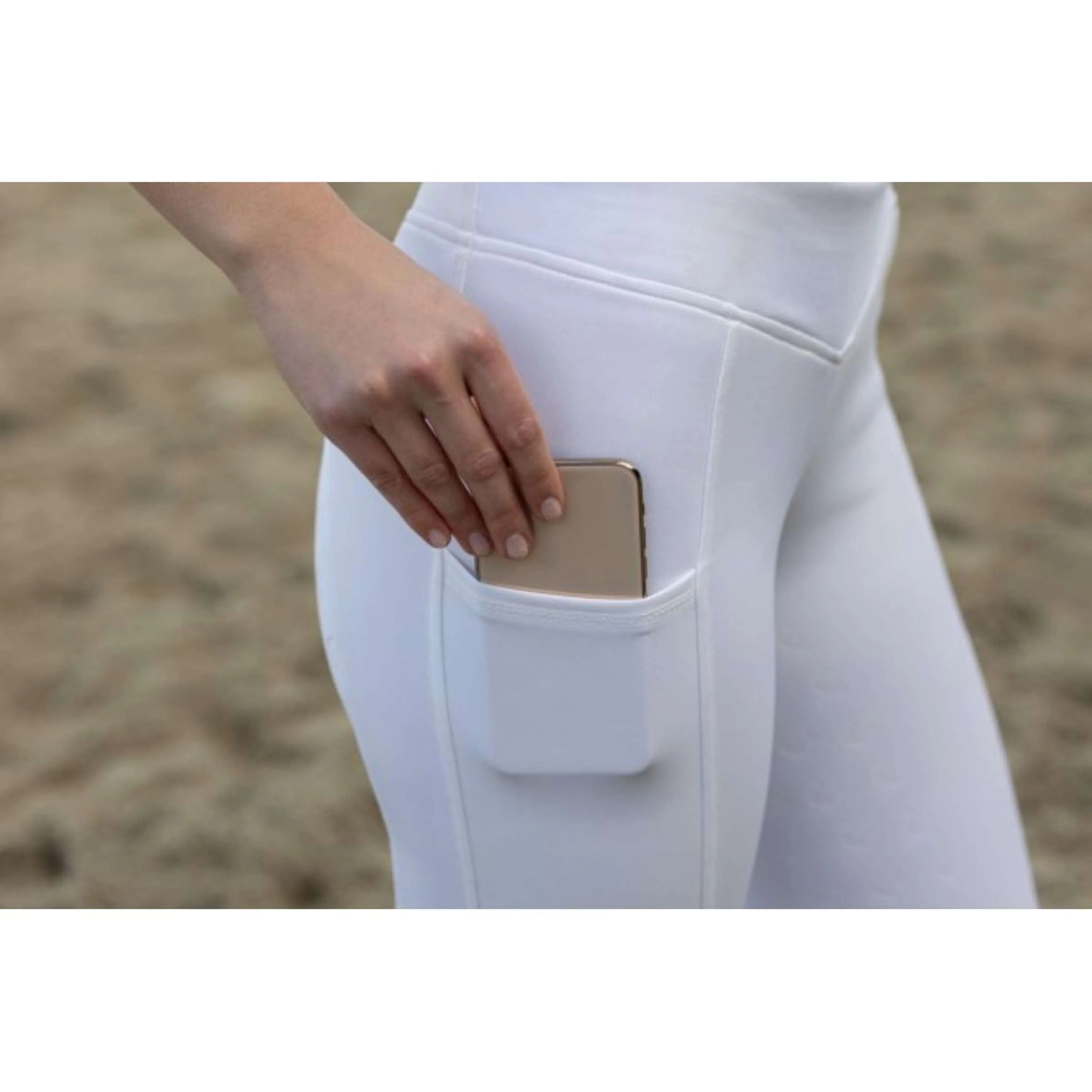 Covalliero Leggings da Equitazione ClassicStar Bianco - Image 6