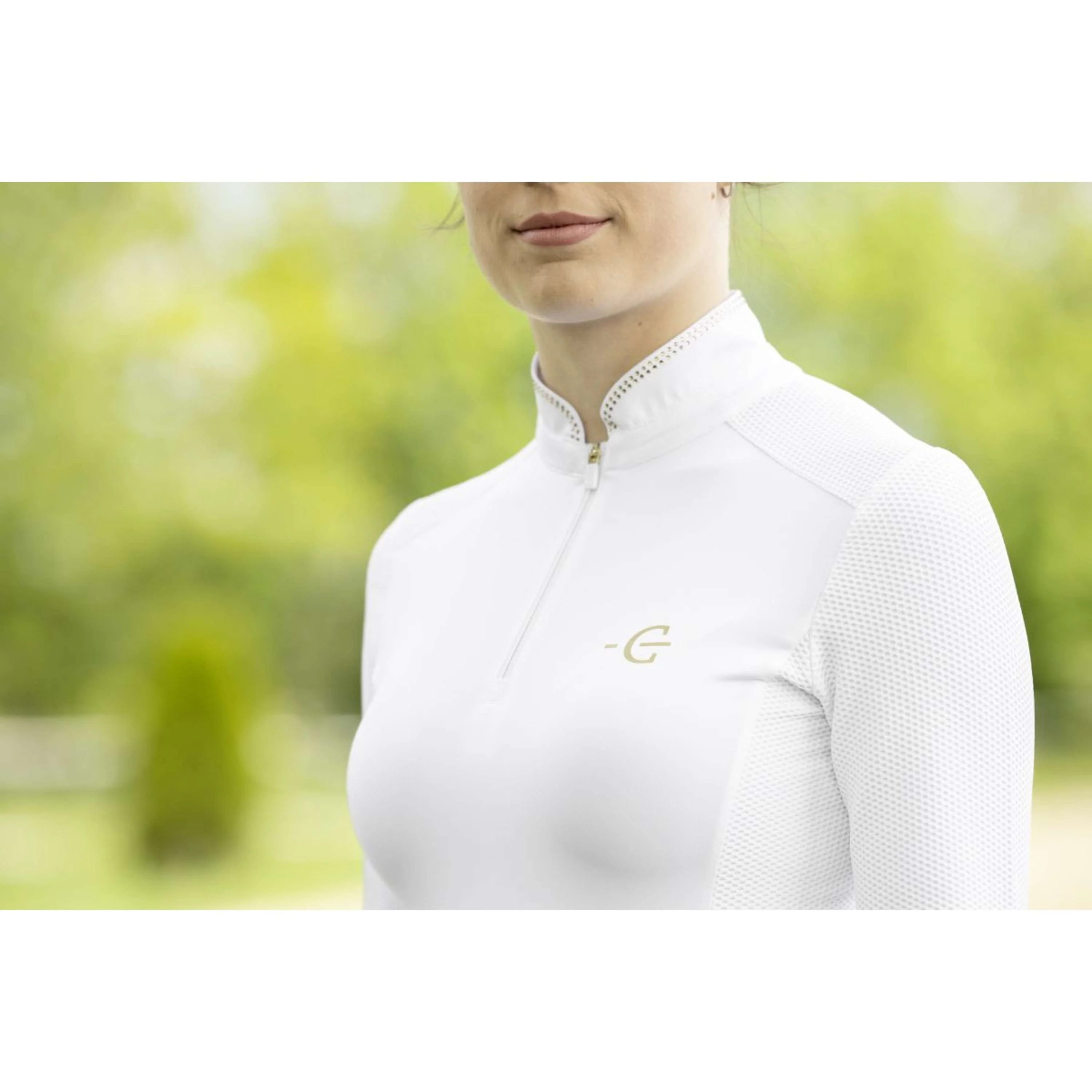 Covalliero Maglietta da Competizione SS26 Donne Maniche Lunghe Bianco - Image 4