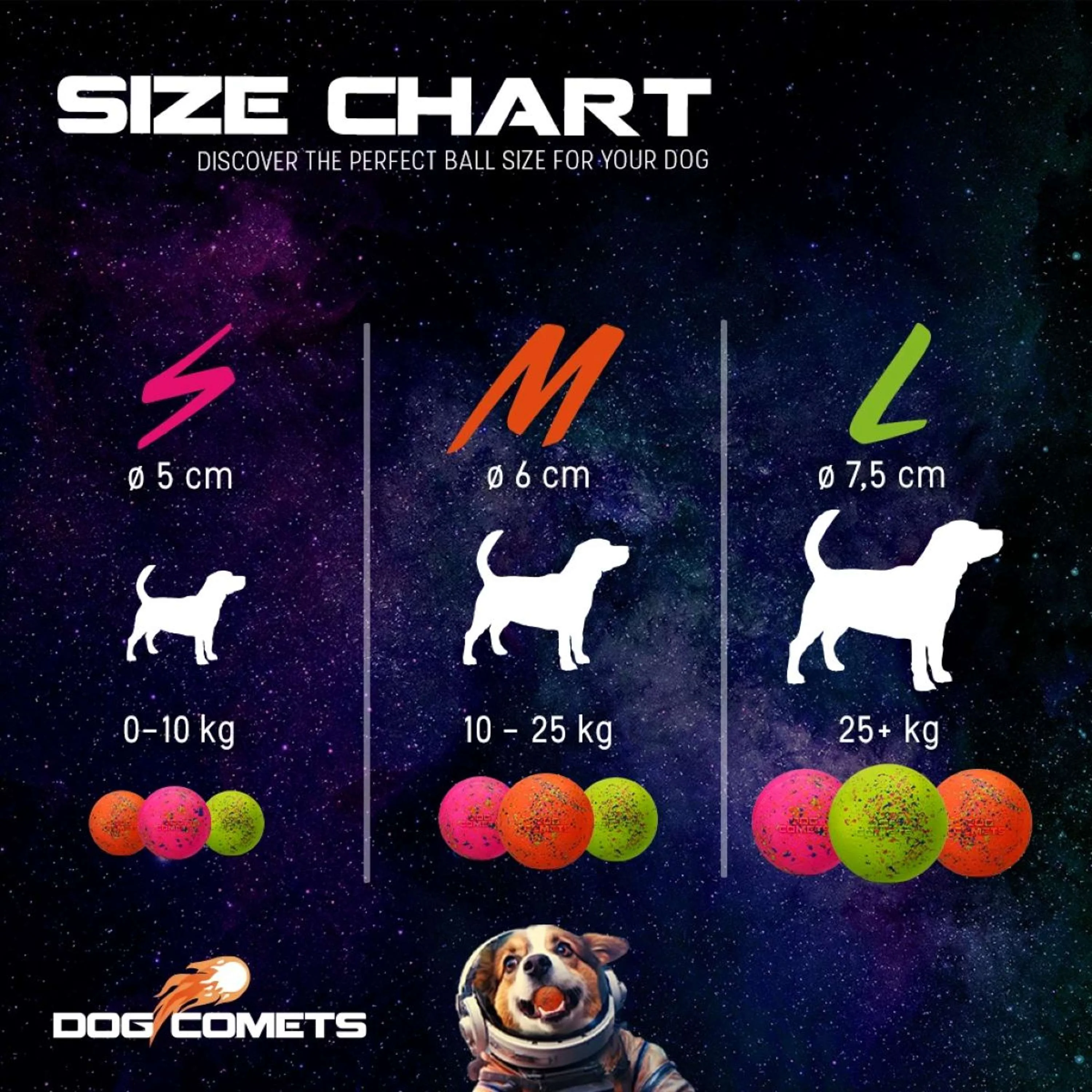 Dog Comets Palla Stardust Rosa - Image 3