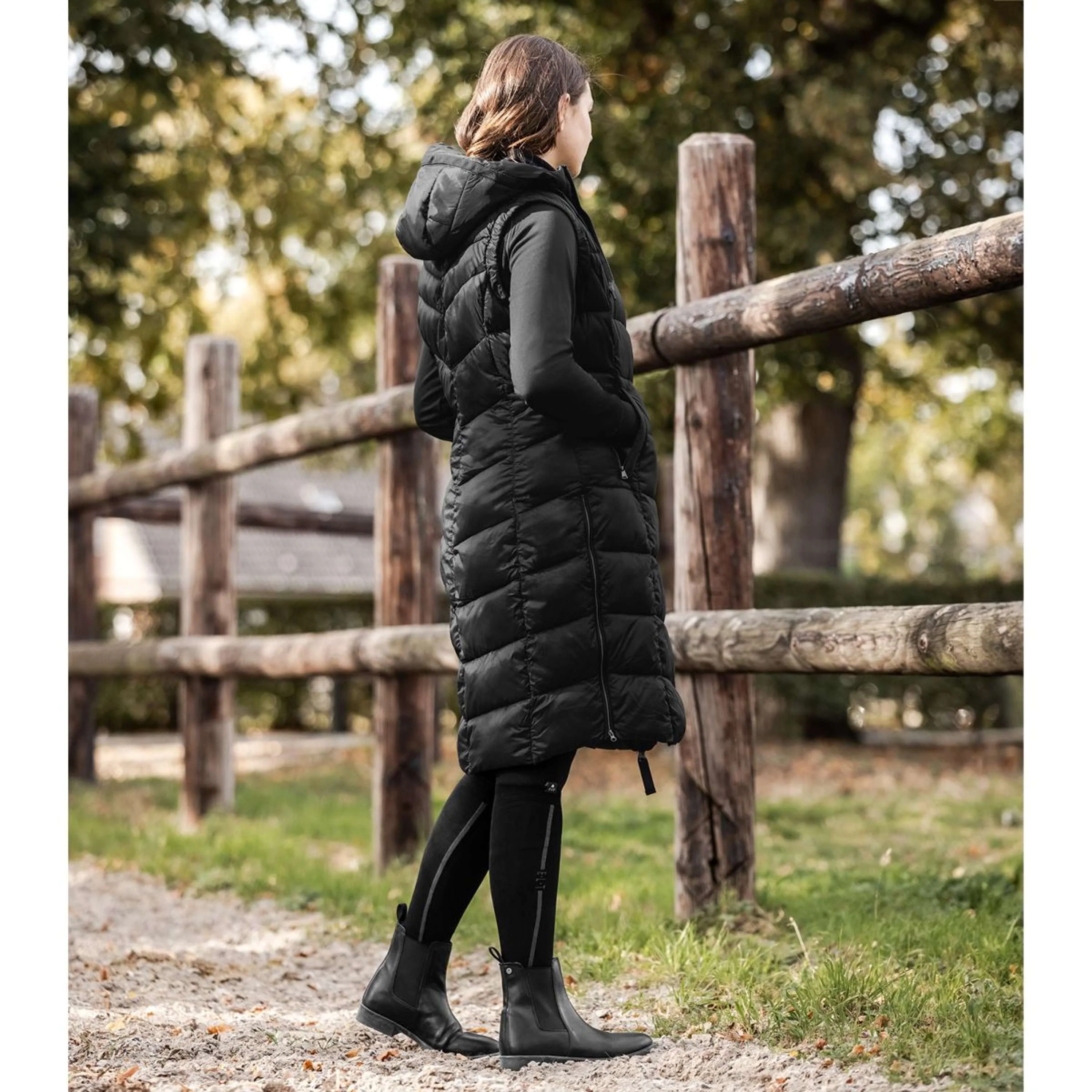 ELT Gilet lungo senza maniche Ostende Nero - Image 4