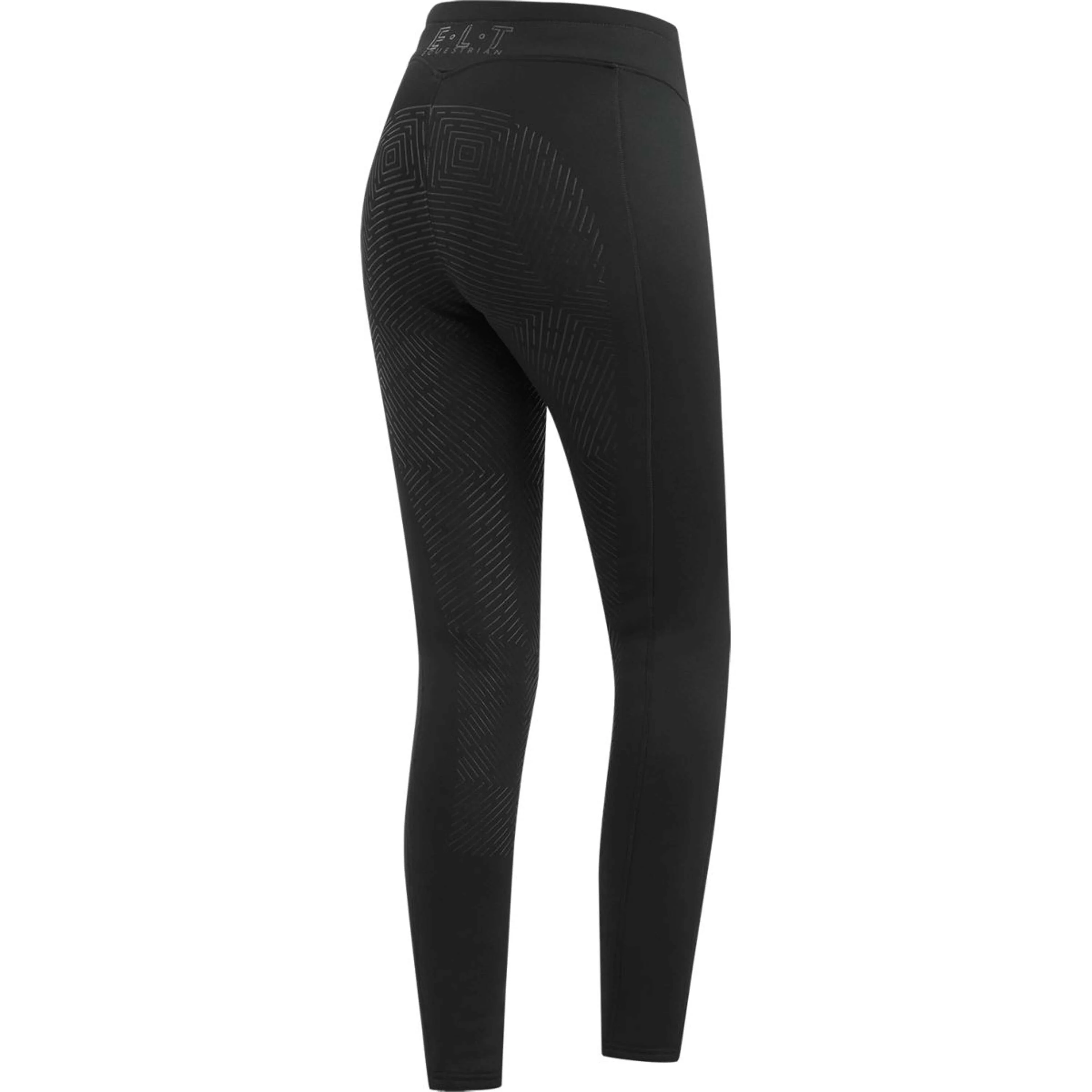ELT Leggings da equitazione termici Teddy Rica Nero - Image 4