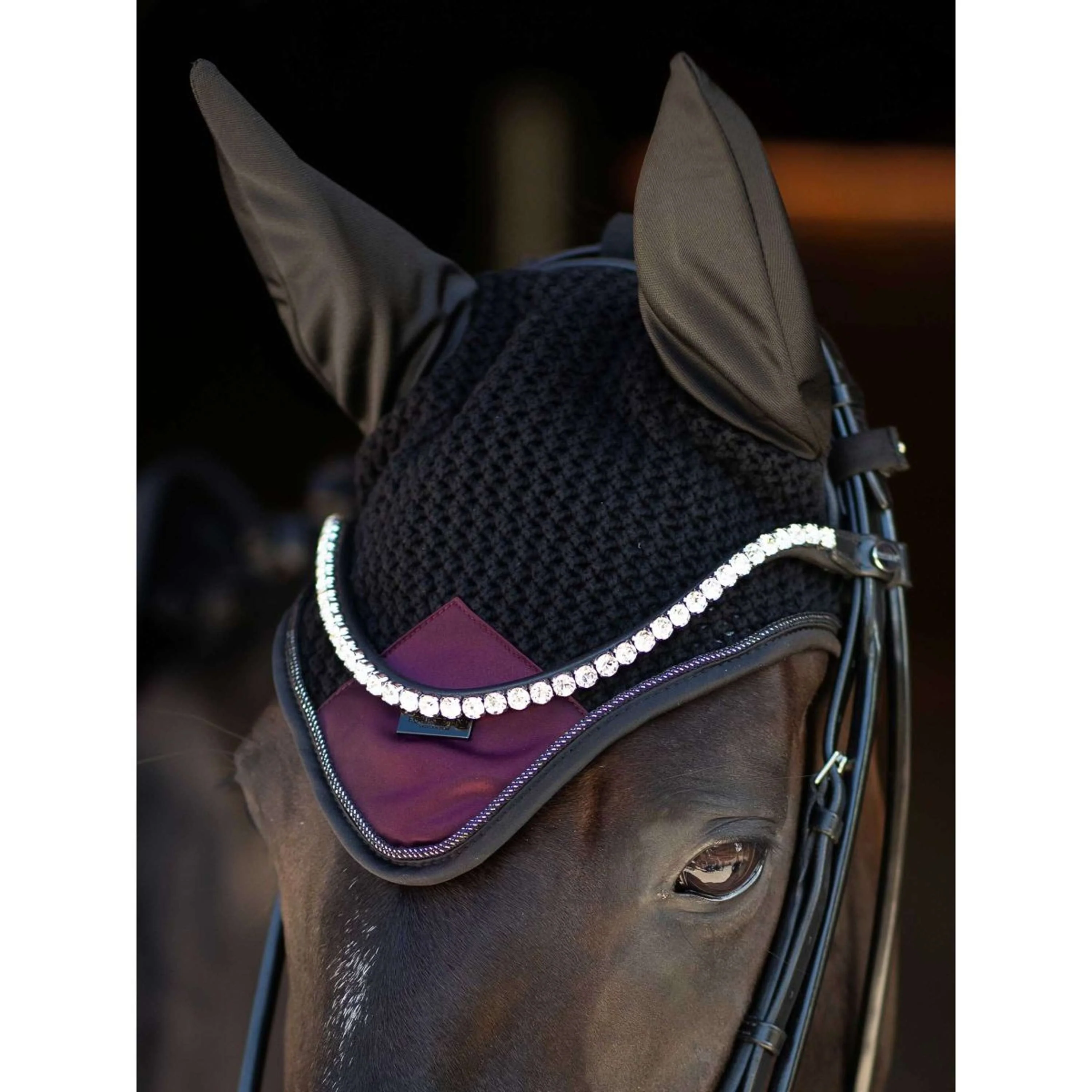 Equestrian Stockholm Cuffietta Modern Purple Night - Image 2