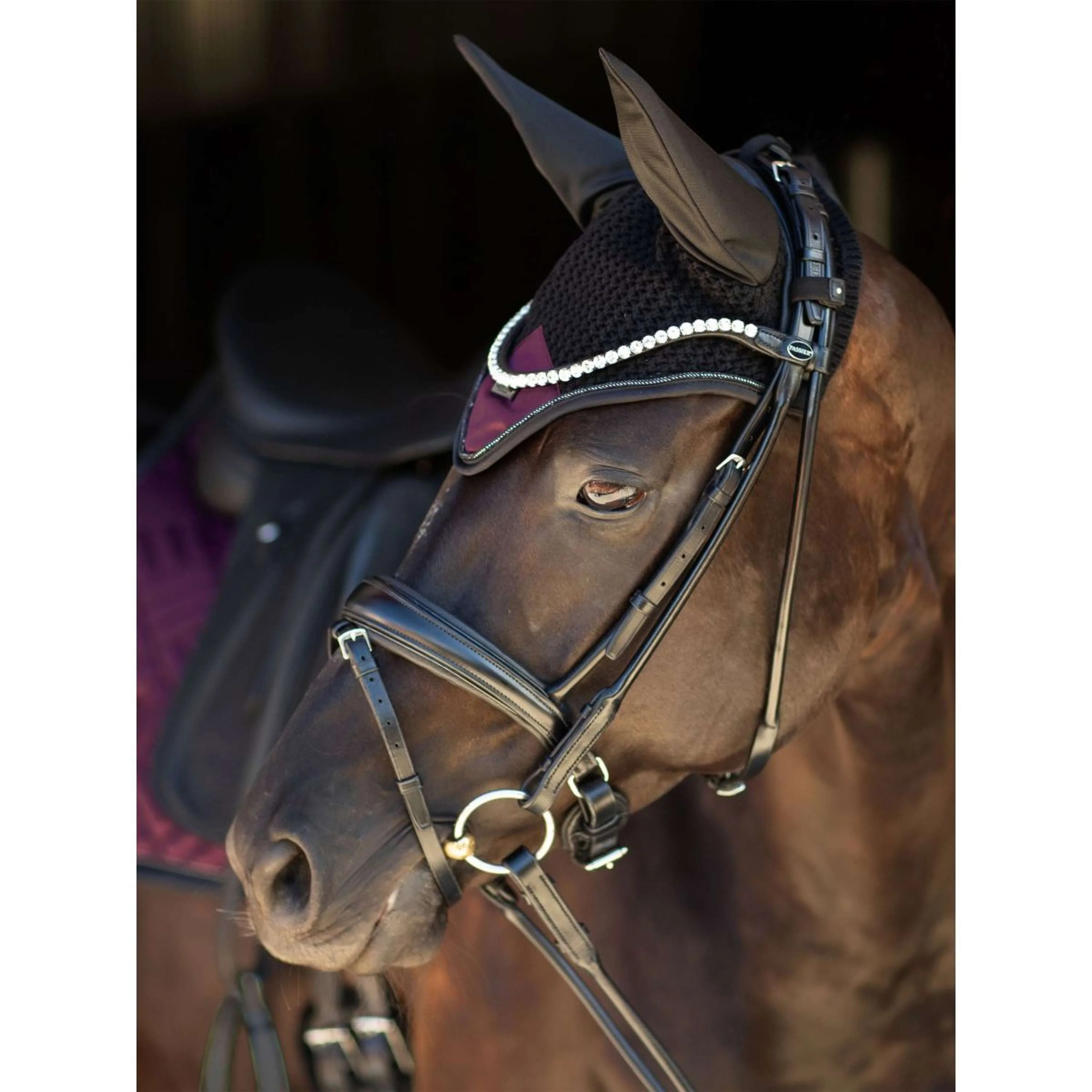Equestrian Stockholm Cuffietta Modern Purple Night - Image 4