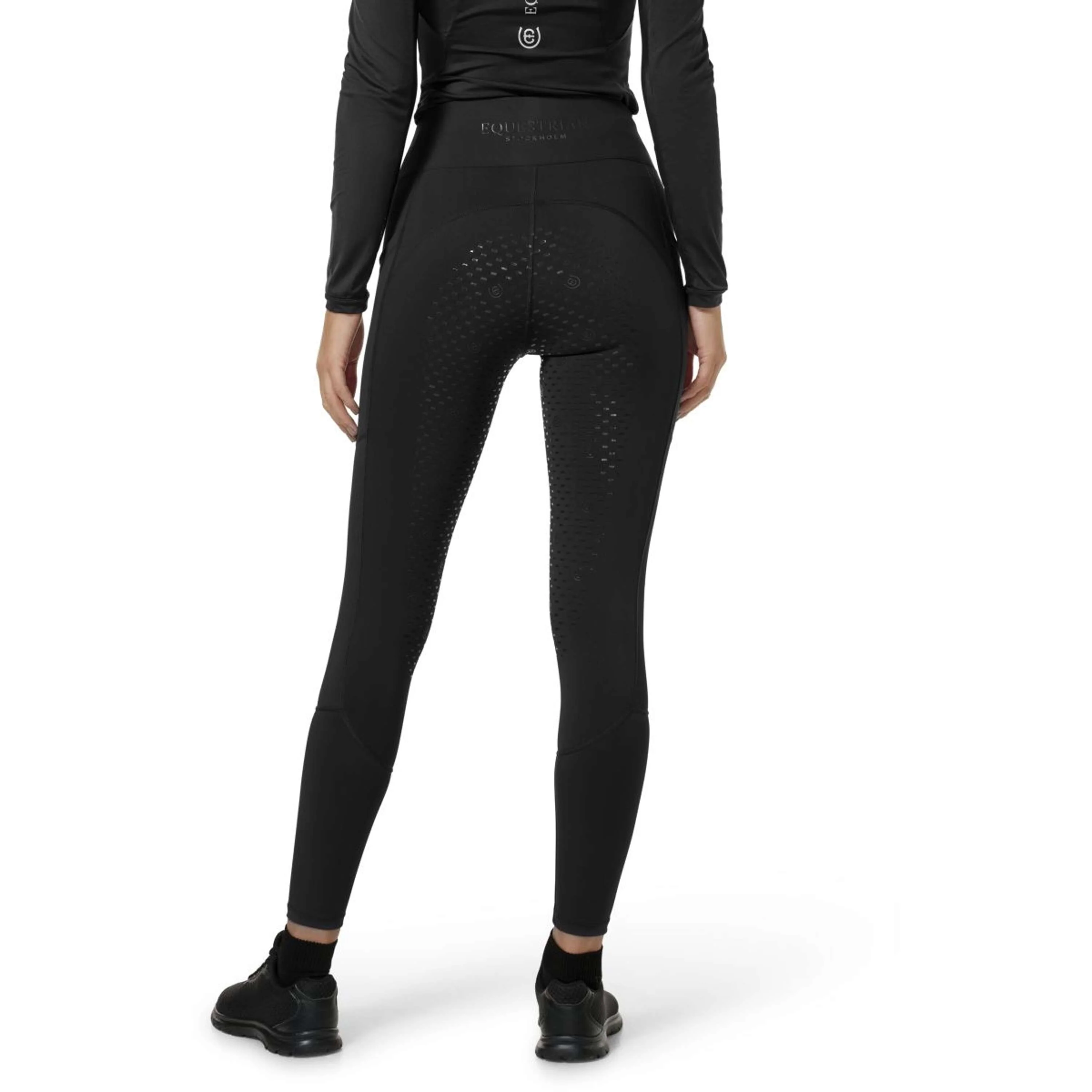 Equestrian Stockholm Leggings da Equitazione Movement Dressage All Black - Image 5
