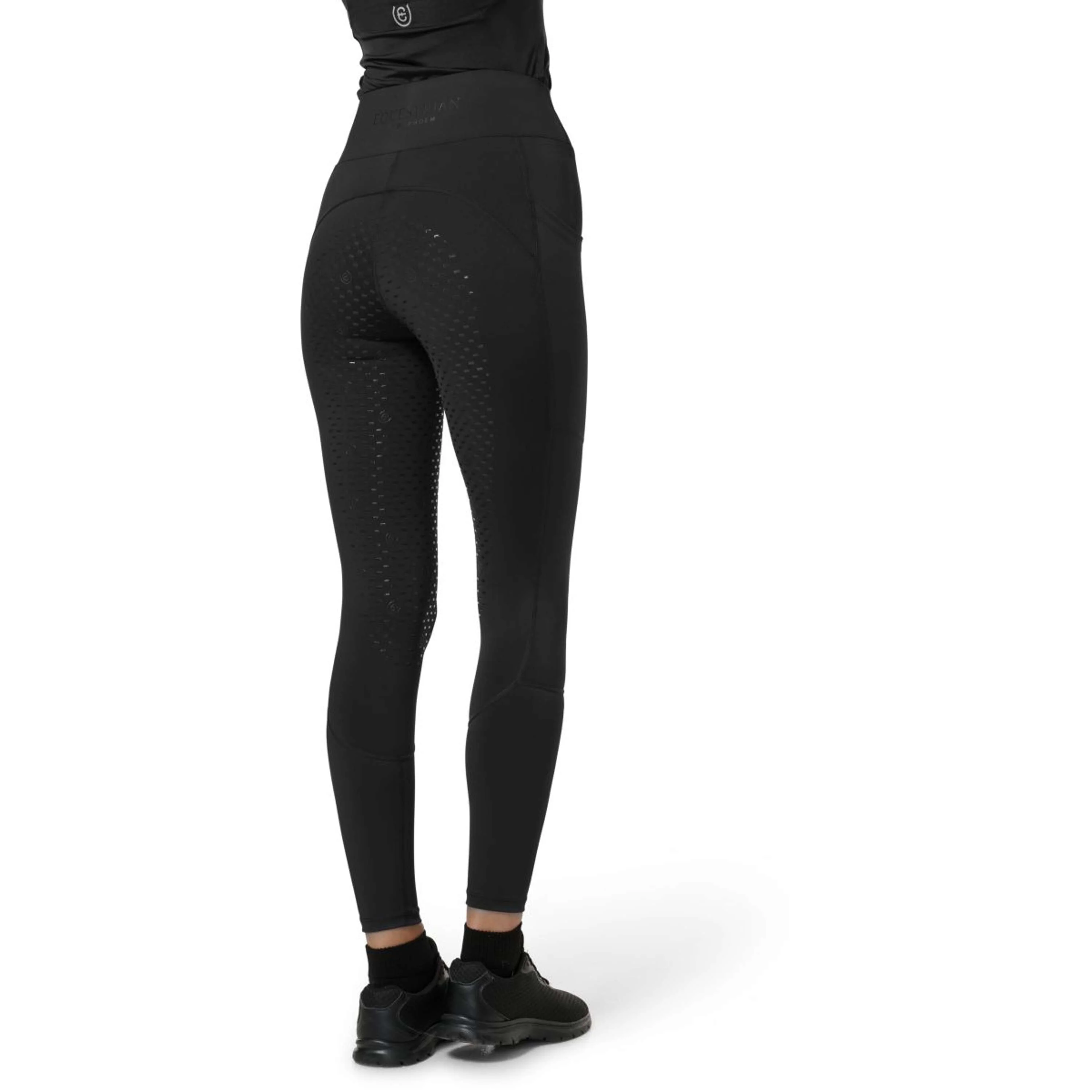 Equestrian Stockholm Leggings da Equitazione Movement Dressage All Black - Image 6