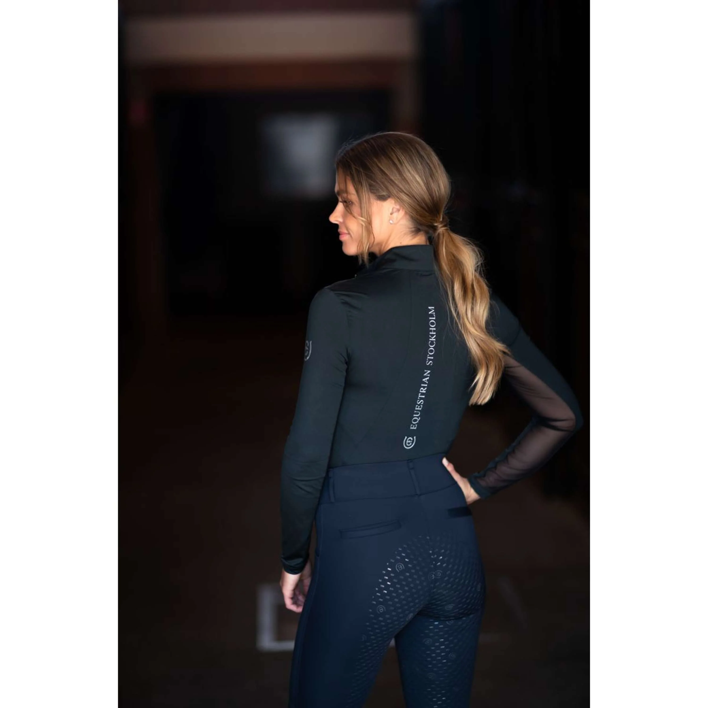 Equestrian Stockholm Leggings da Equitazione Movement Dressage All Navy - Image 7