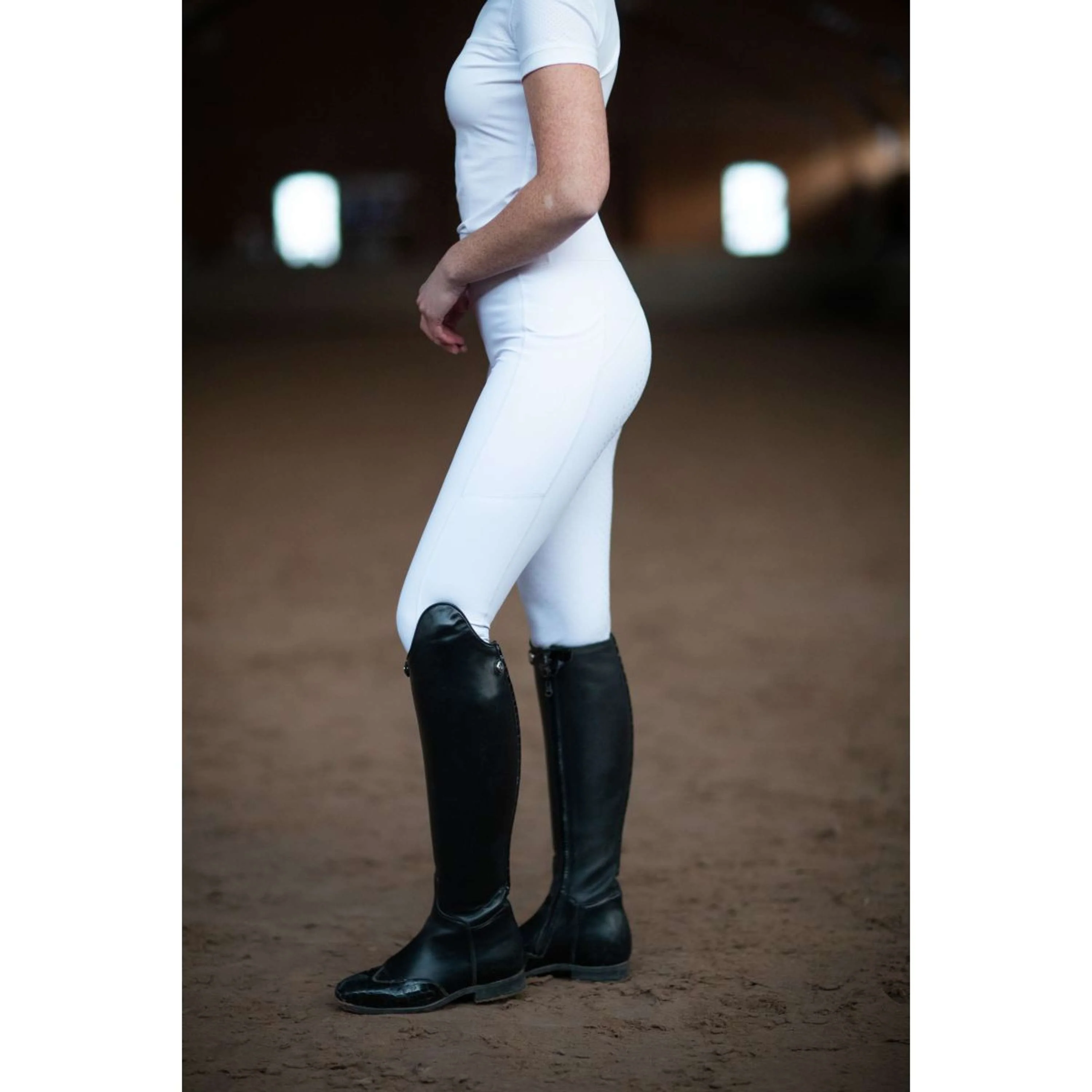 Equestrian Stockholm Leggings da Equitazione Movement Dressage Bianco - Image 10