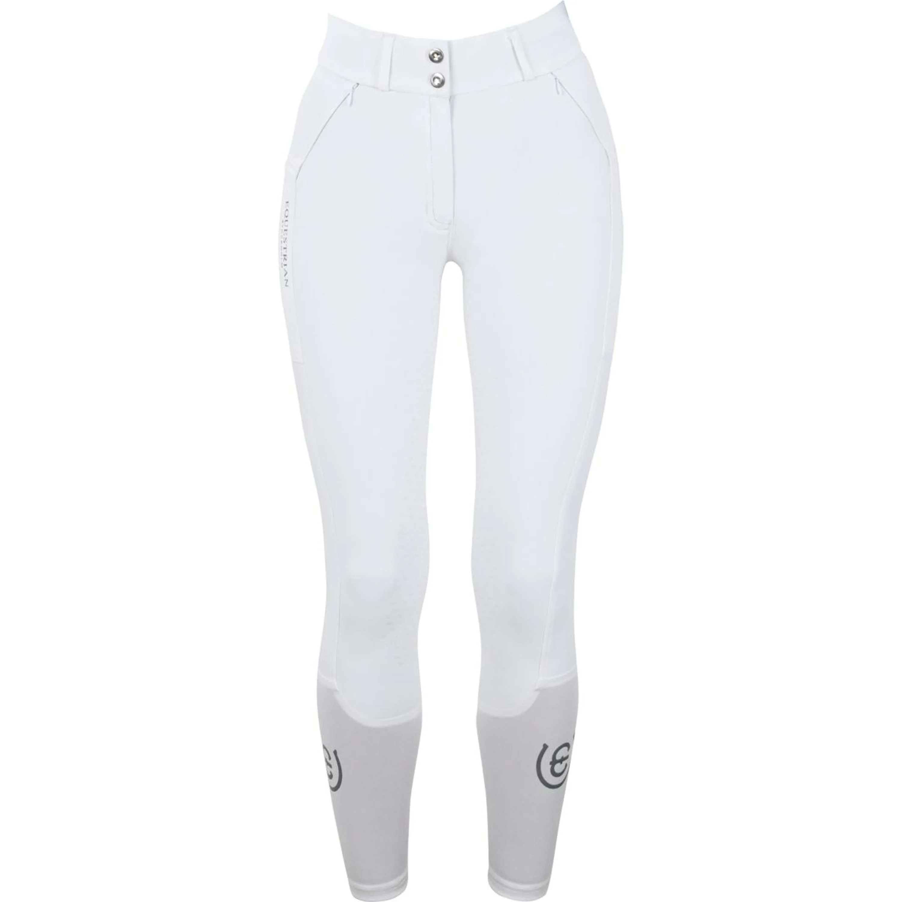Equestrian Stockholm Pantaloni da Equitazione Elite Dressage Bianco
