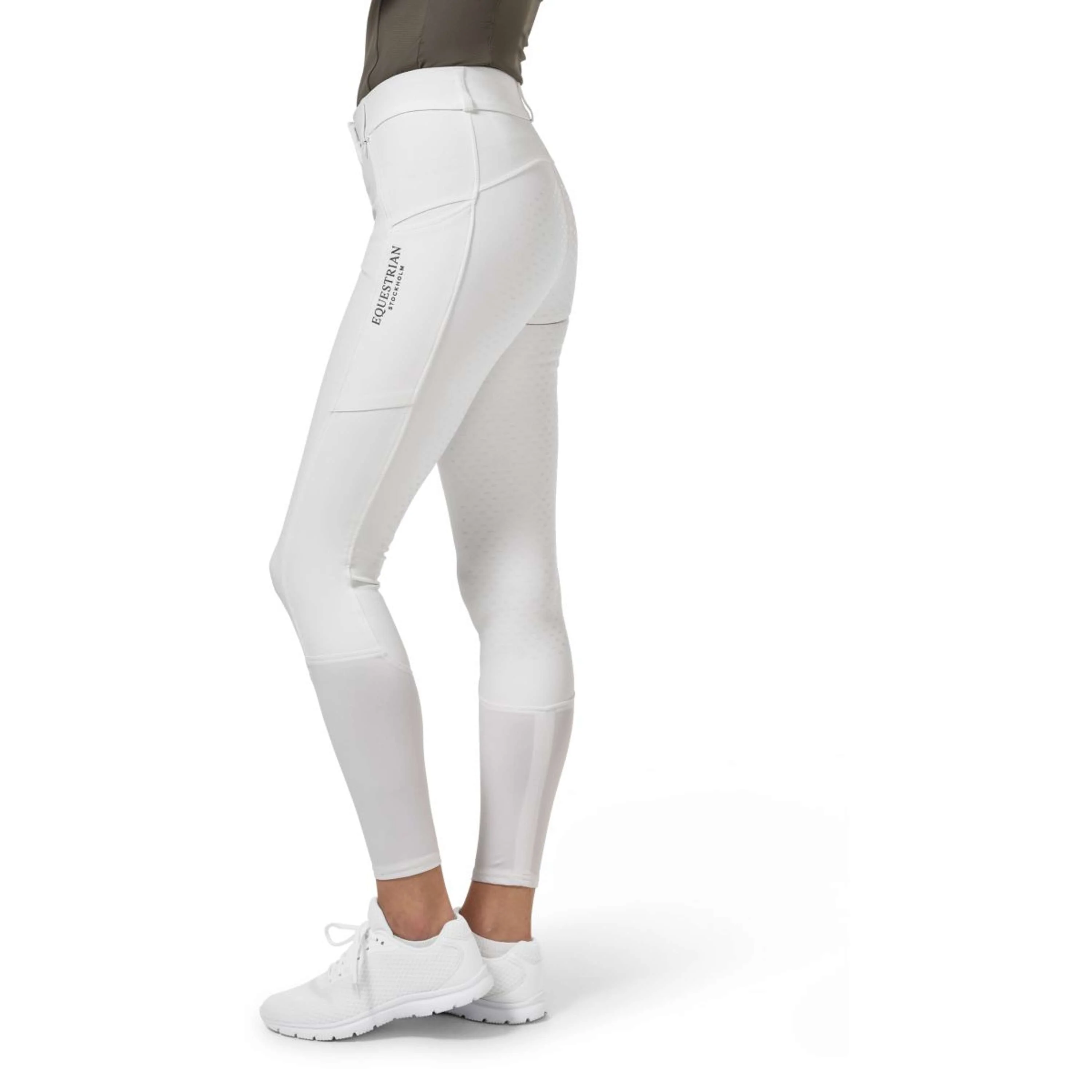 Equestrian Stockholm Pantaloni da Equitazione Elite Dressage Bianco - Image 8