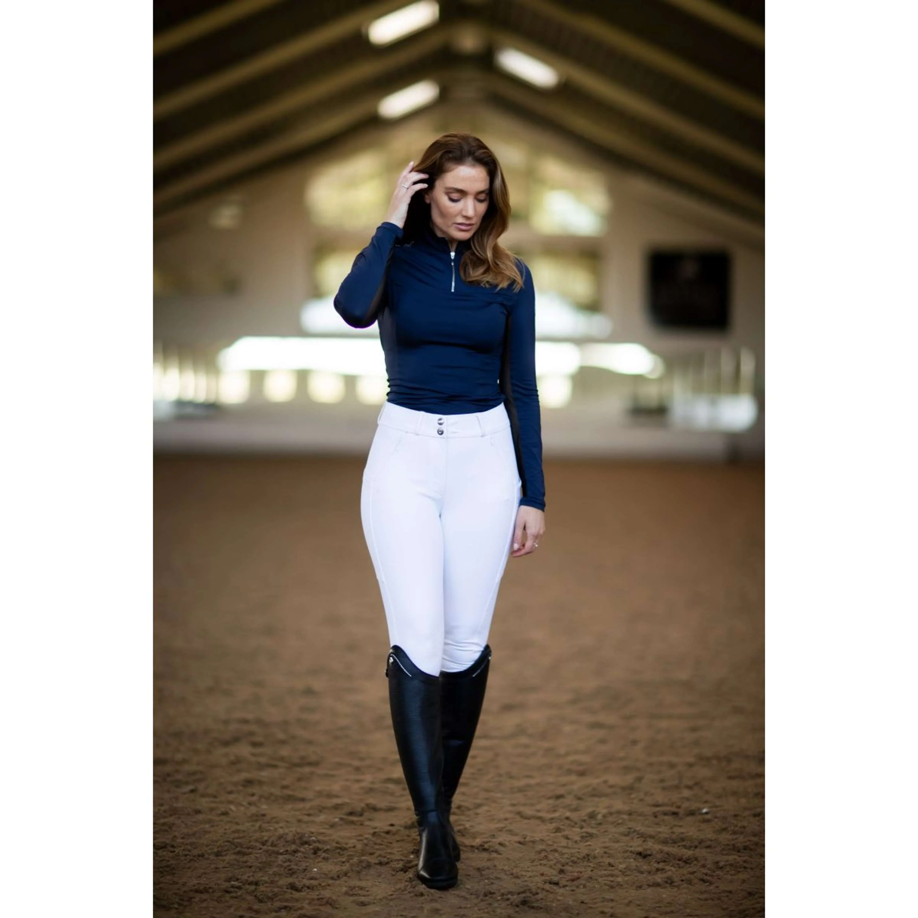 Equestrian Stockholm Maglietta Air Breeze Sun Blu notte - Image 4