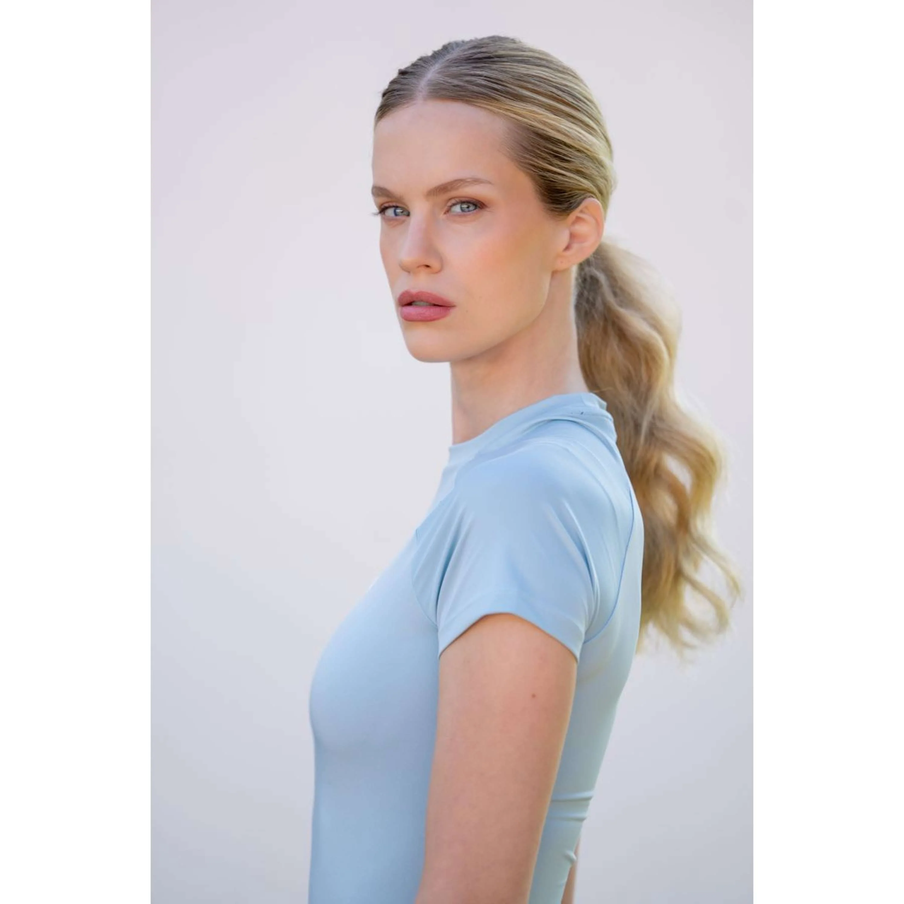 Equestrian Stockholm Maglietta Dynamic Short Sleeve Ice Blue - Image 4