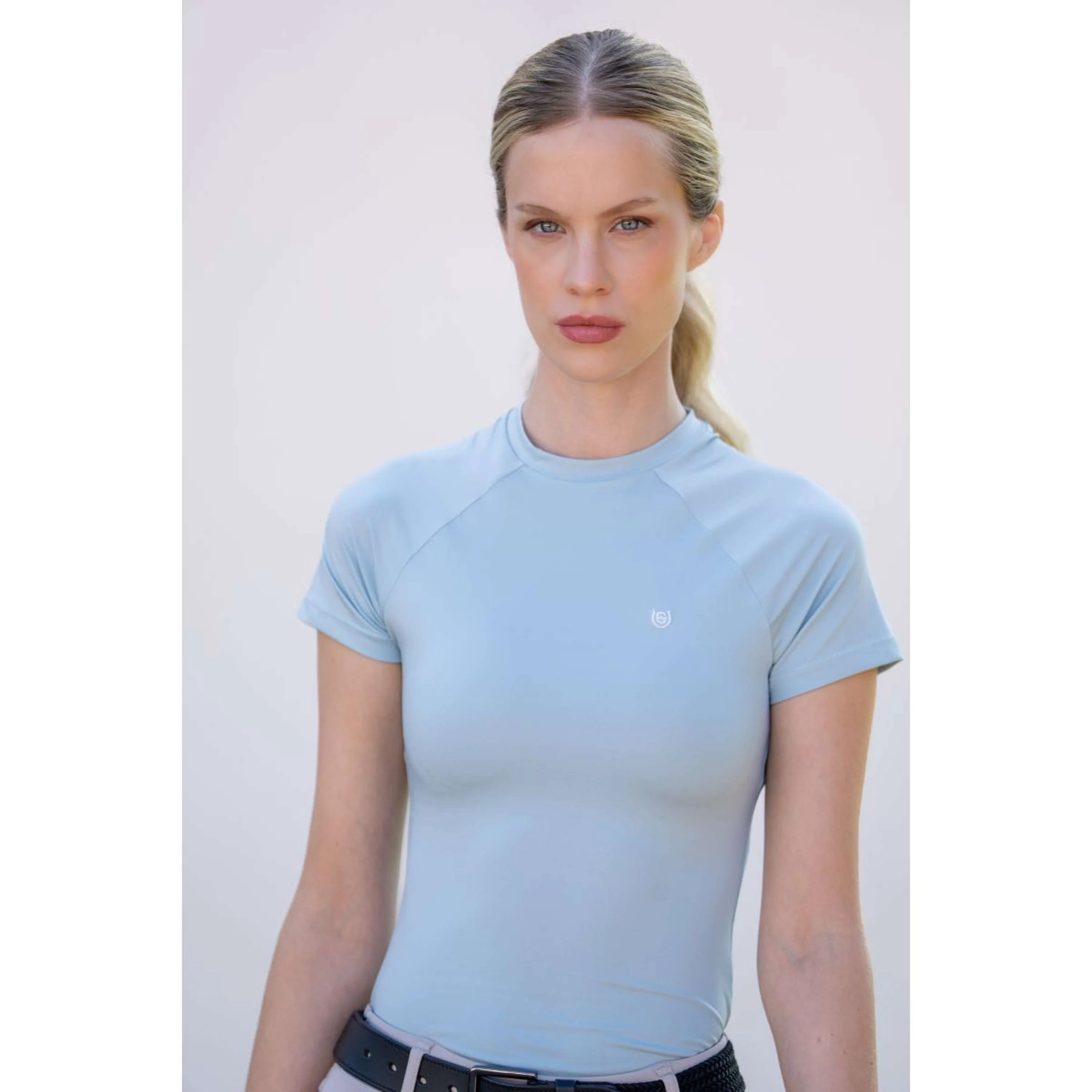 Equestrian Stockholm Maglietta Dynamic Short Sleeve Ice Blue - Image 5