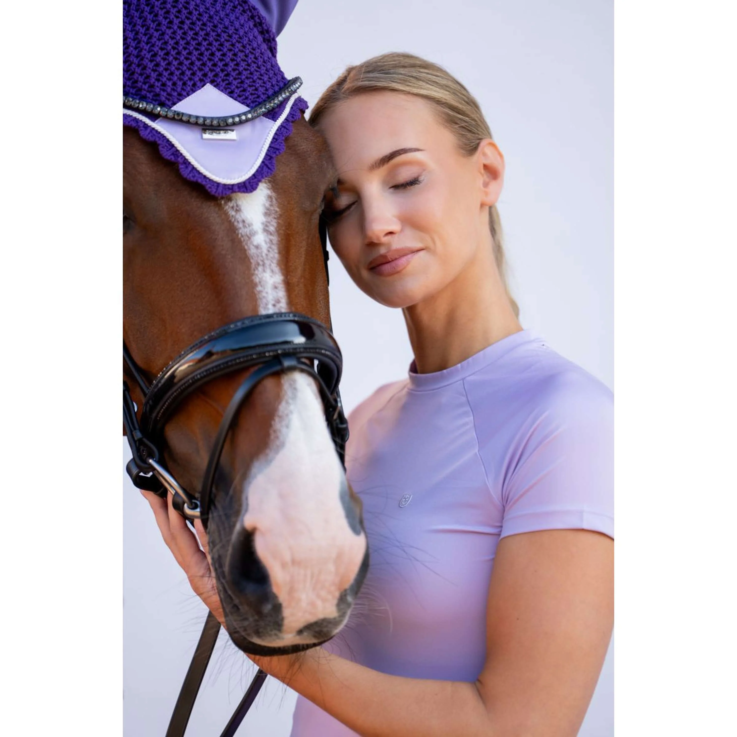Equestrian Stockholm Maglietta Dynamic Short Sleeve Lavanda - Image 5