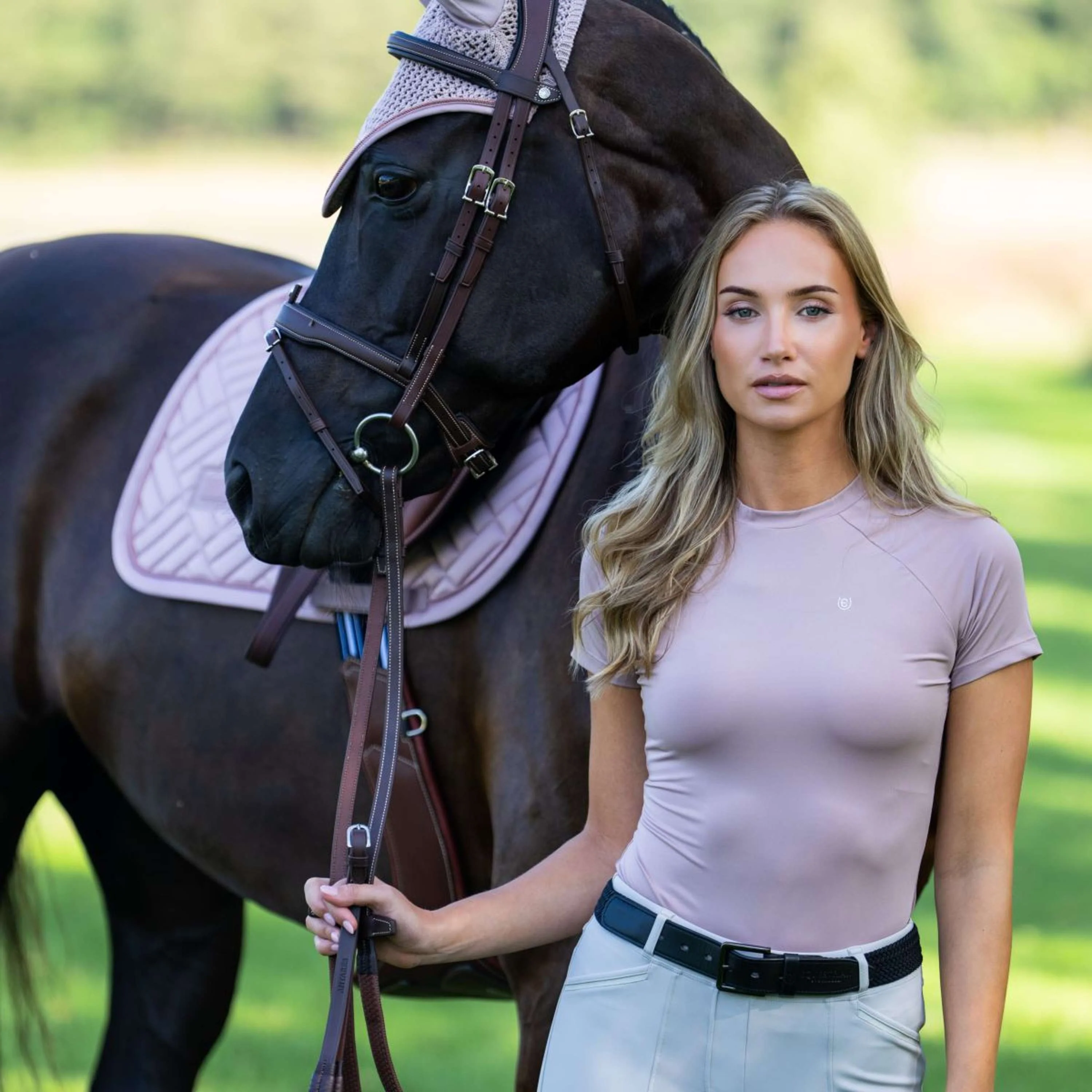 Equestrian Stockholm Sottosella Modern saltando Midsummer Blush - Image 4