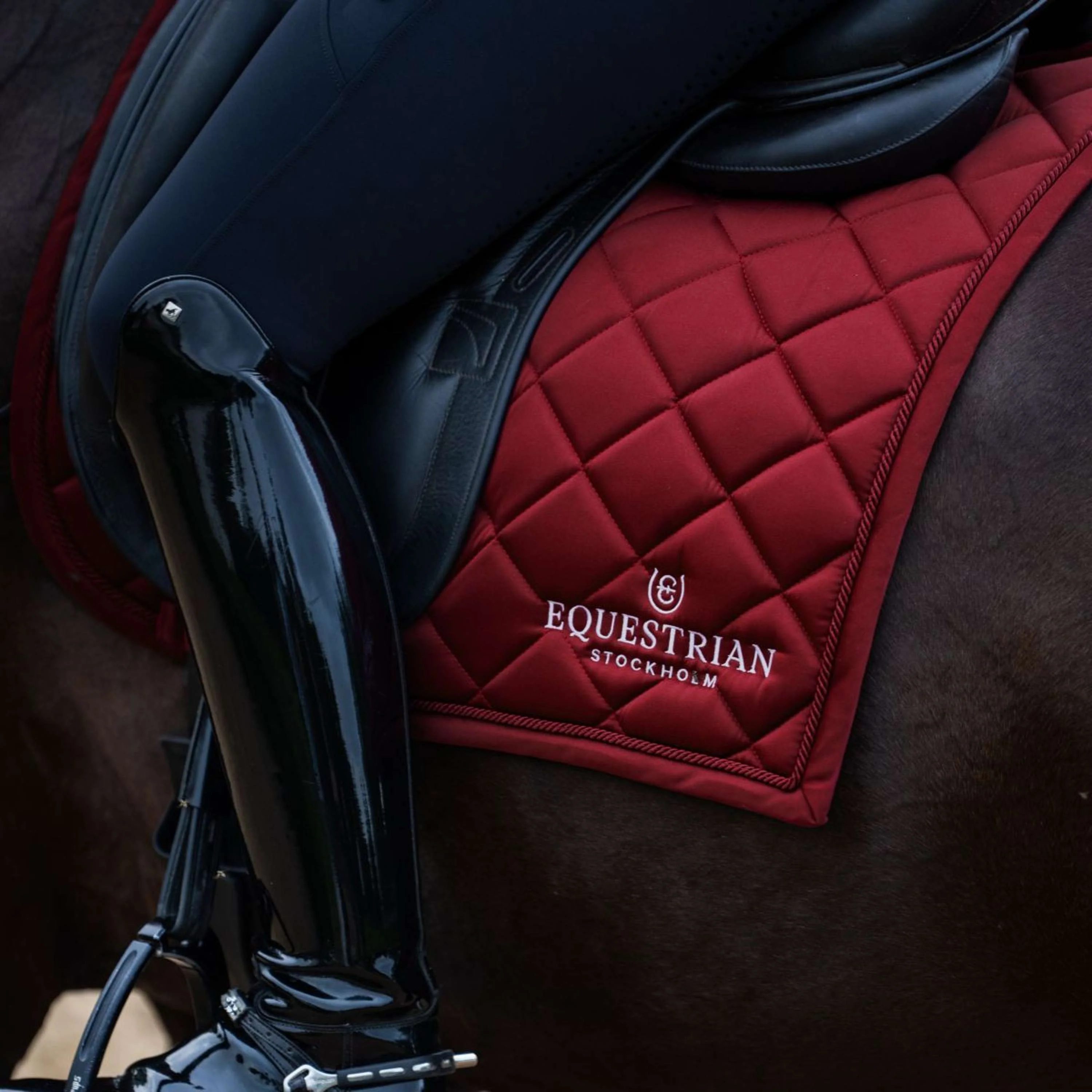 Equestrian Stockholm Sottosella Line Dressage Bordeaux - Image 6