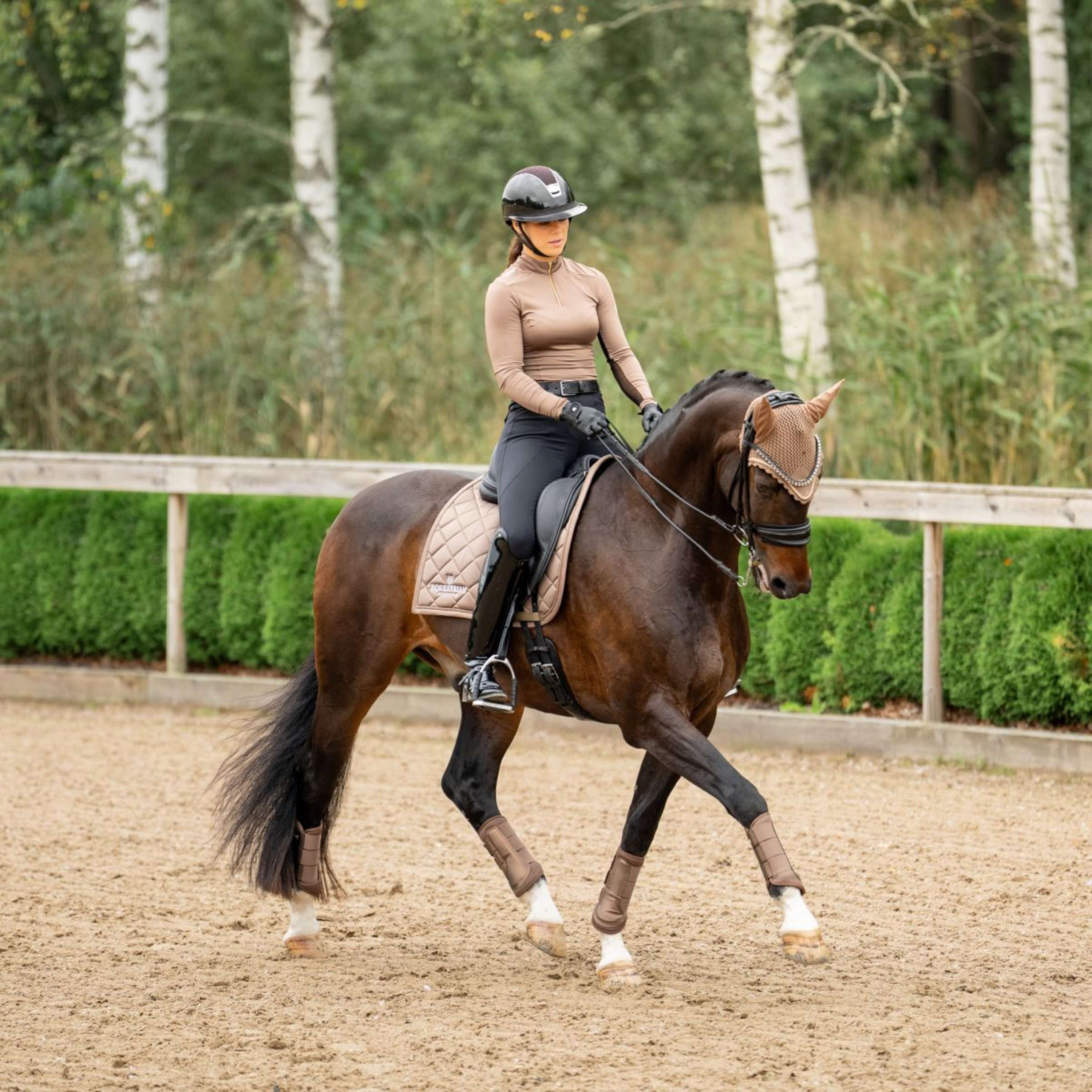 Equestrian Stockholm Sottosella Line Dressage Champagne - Image 5