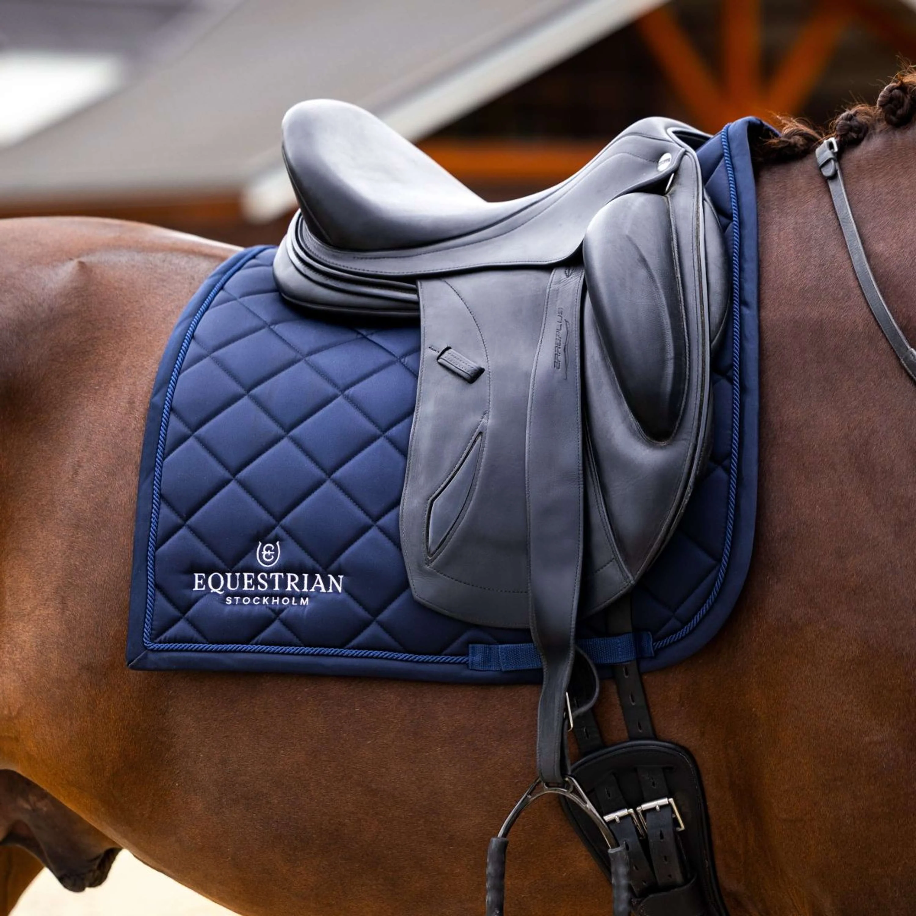 Equestrian Stockholm Sottosella Line Dressage Navy - Image 2