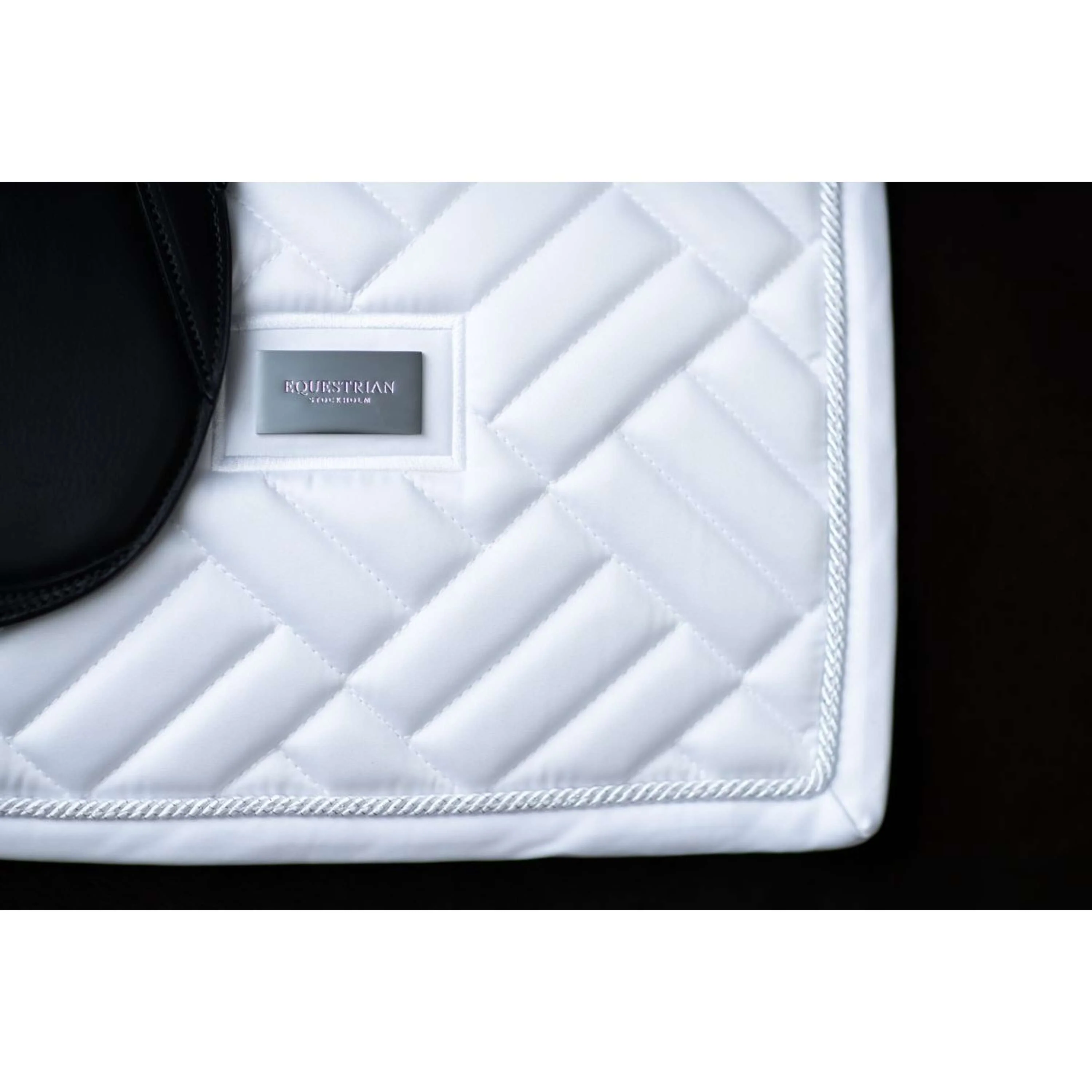 Equestrian Stockholm Sottosella Modern Dressage White Silver - Image 5