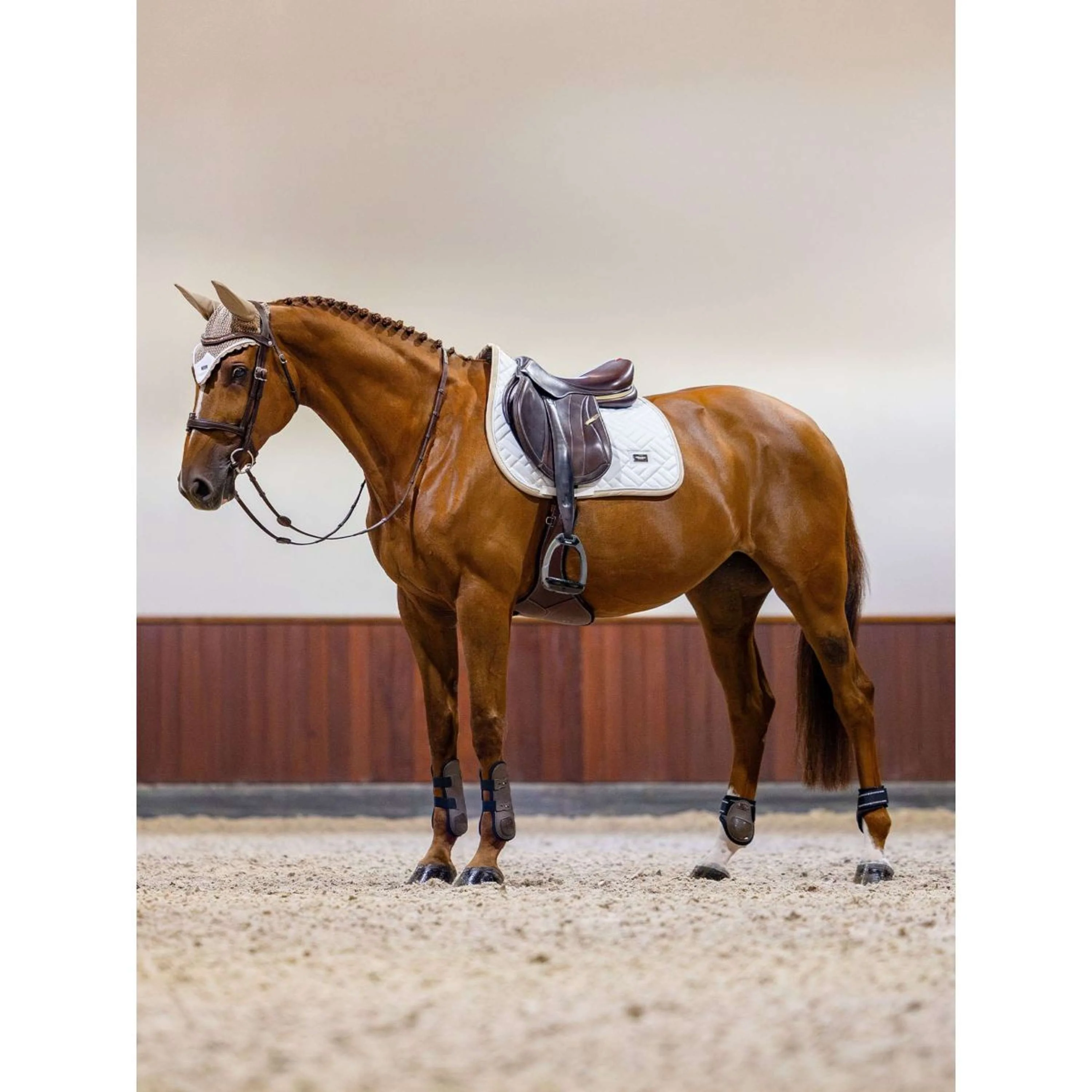 Equestrian Stockholm Sottosella Modern saltando White Sand - Image 3