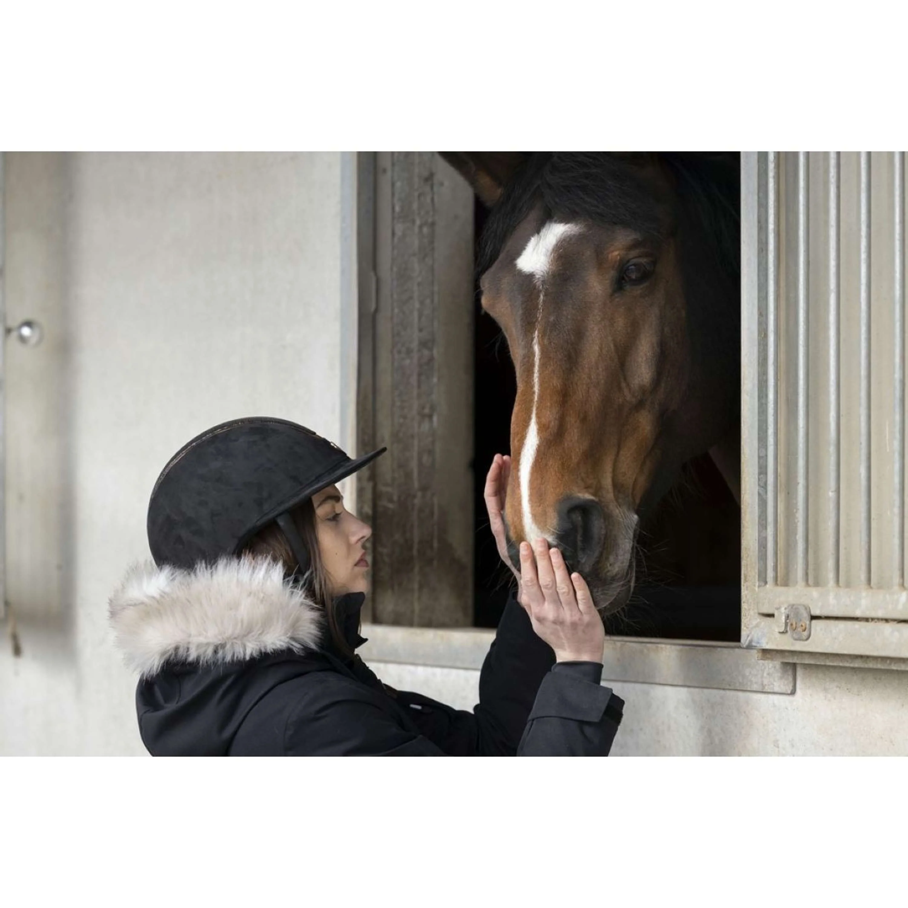 EQUITHÈME Casco da equitazione Glint Lamé Nero/Oro rosa - Image 3