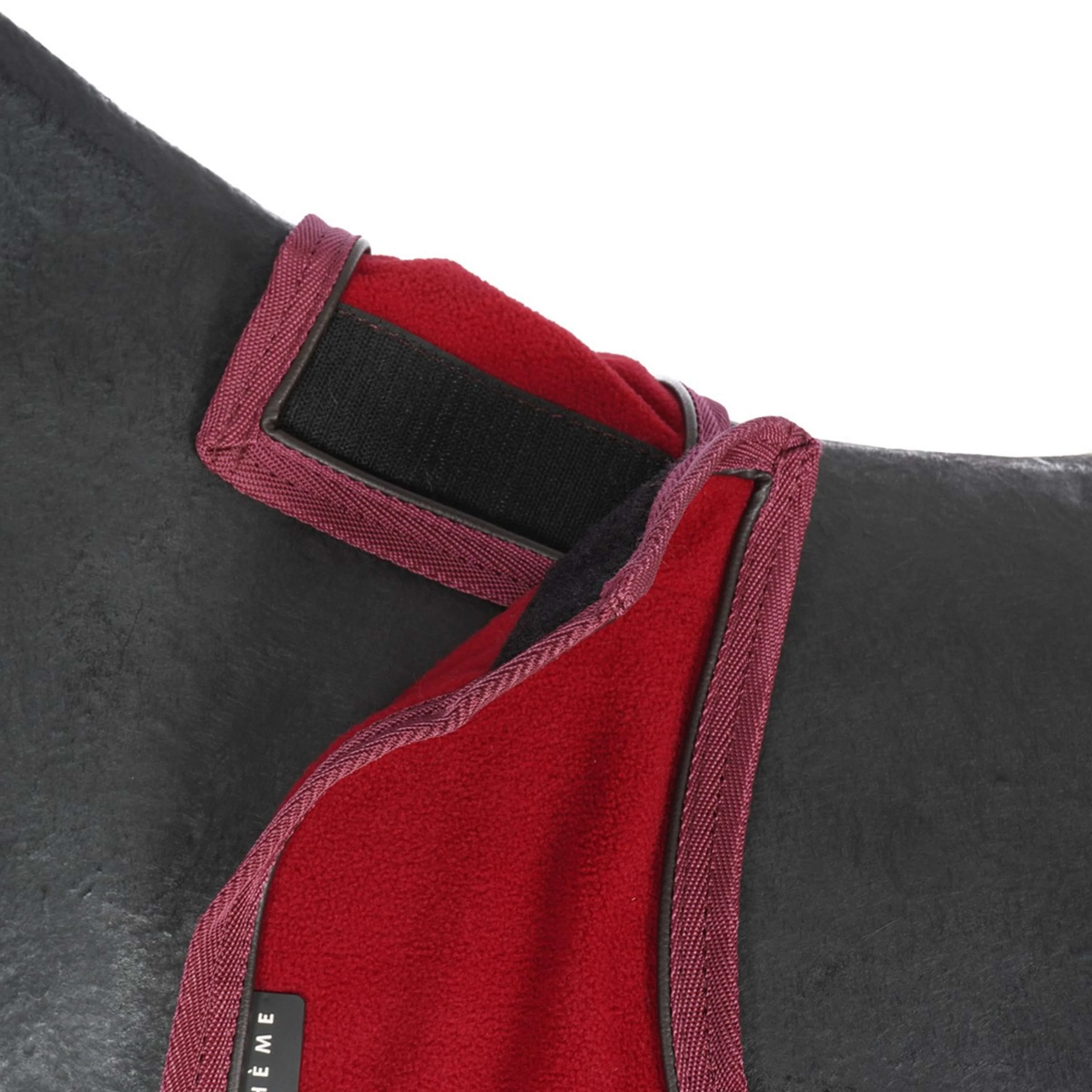 EQUITHÈME Coperta da esercizio Teddy Fleece Bordeaux - Image 3