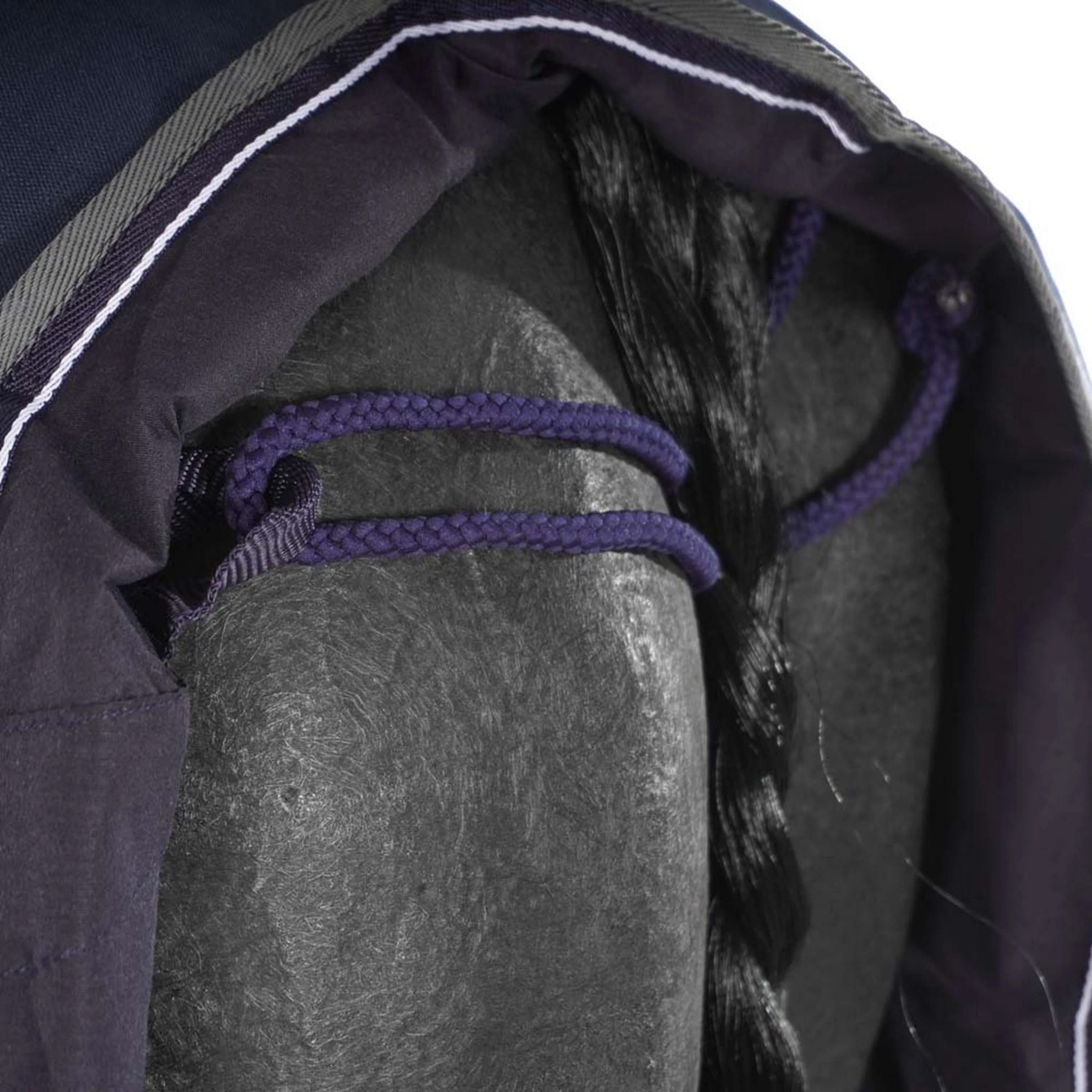 EQUITHÈME Coperta da esercizio Tyrex Polycotton 600D Nero/Blu - Image 4