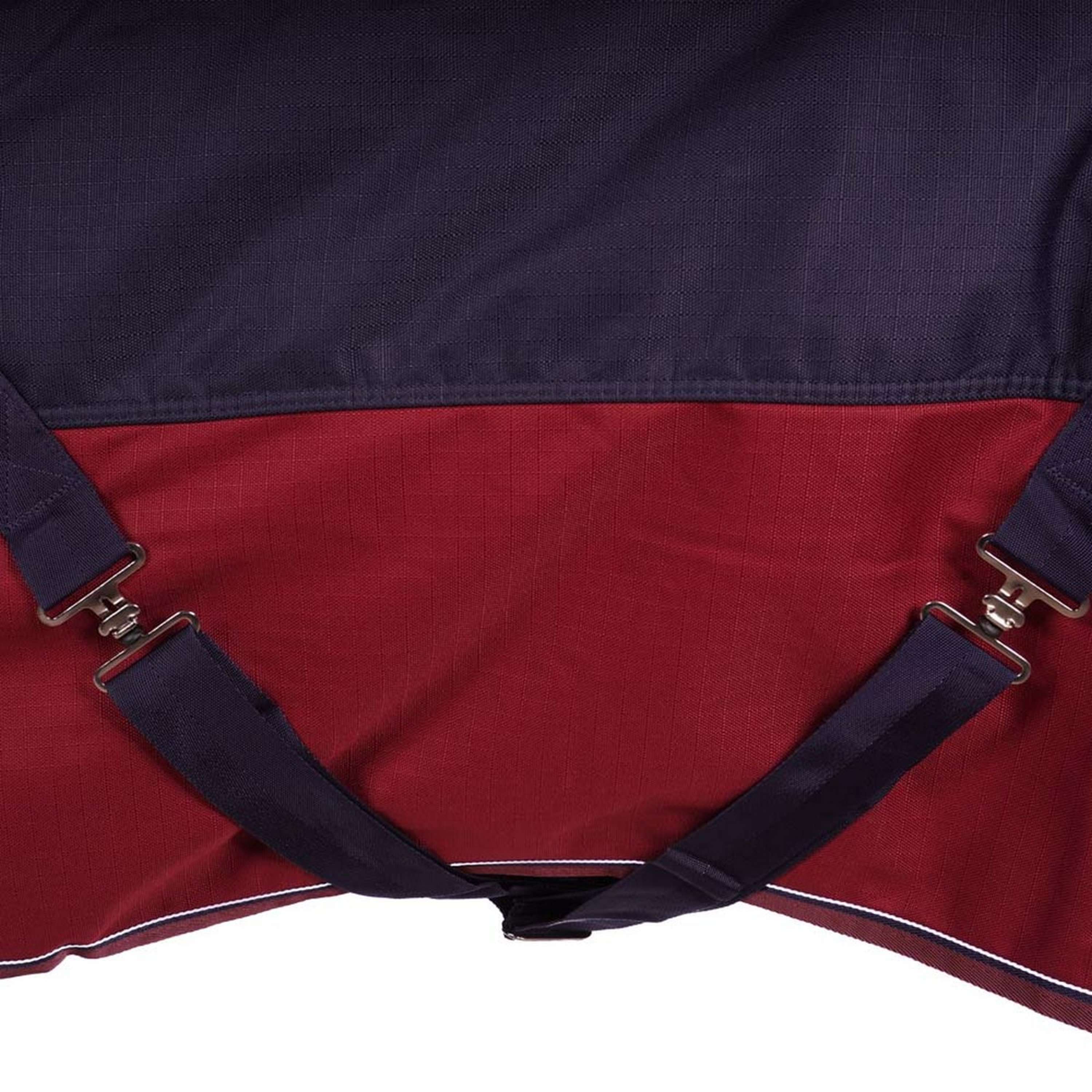EQUITHÈME Coperta Impermeabile Tyrex 1200D 0 g Navy/Bordeaux - Image 5