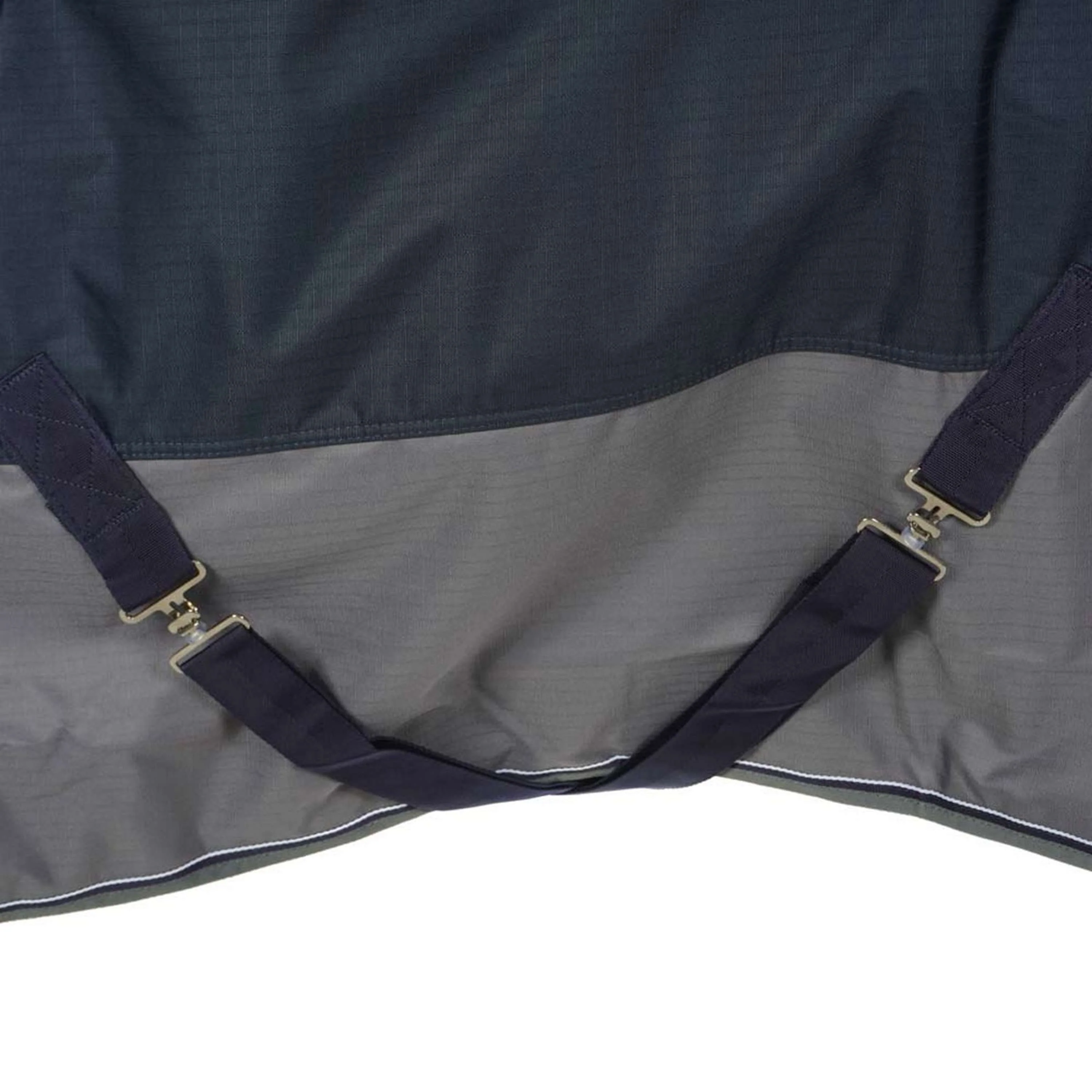 EQUITHÈME Coperta Impermeabile Tyrex 600D Punti blu scuro/grigi - Image 8