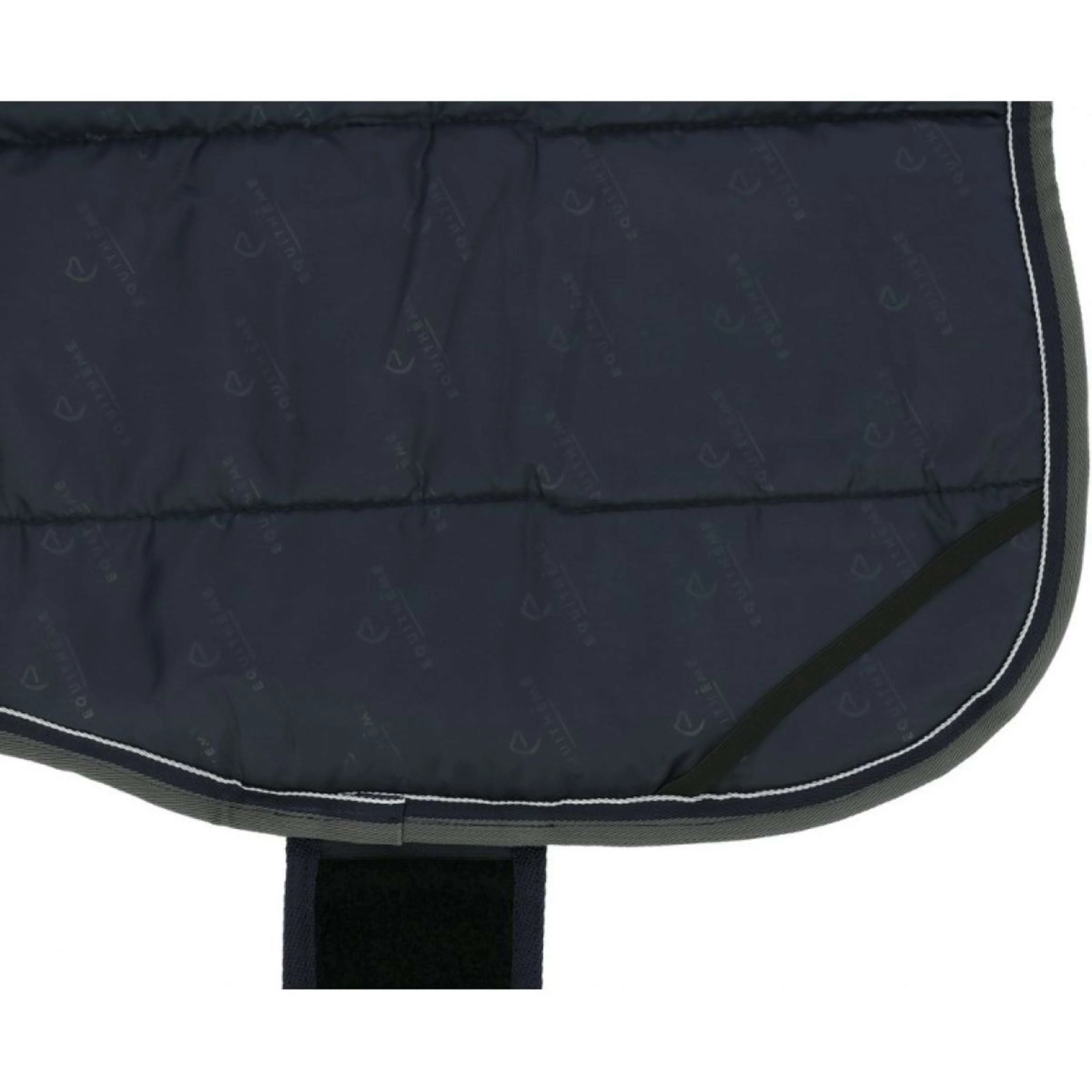 EQUITHÈME Coperta per Cani Tyrex 600D 220g Blu marino/verde - Image 3