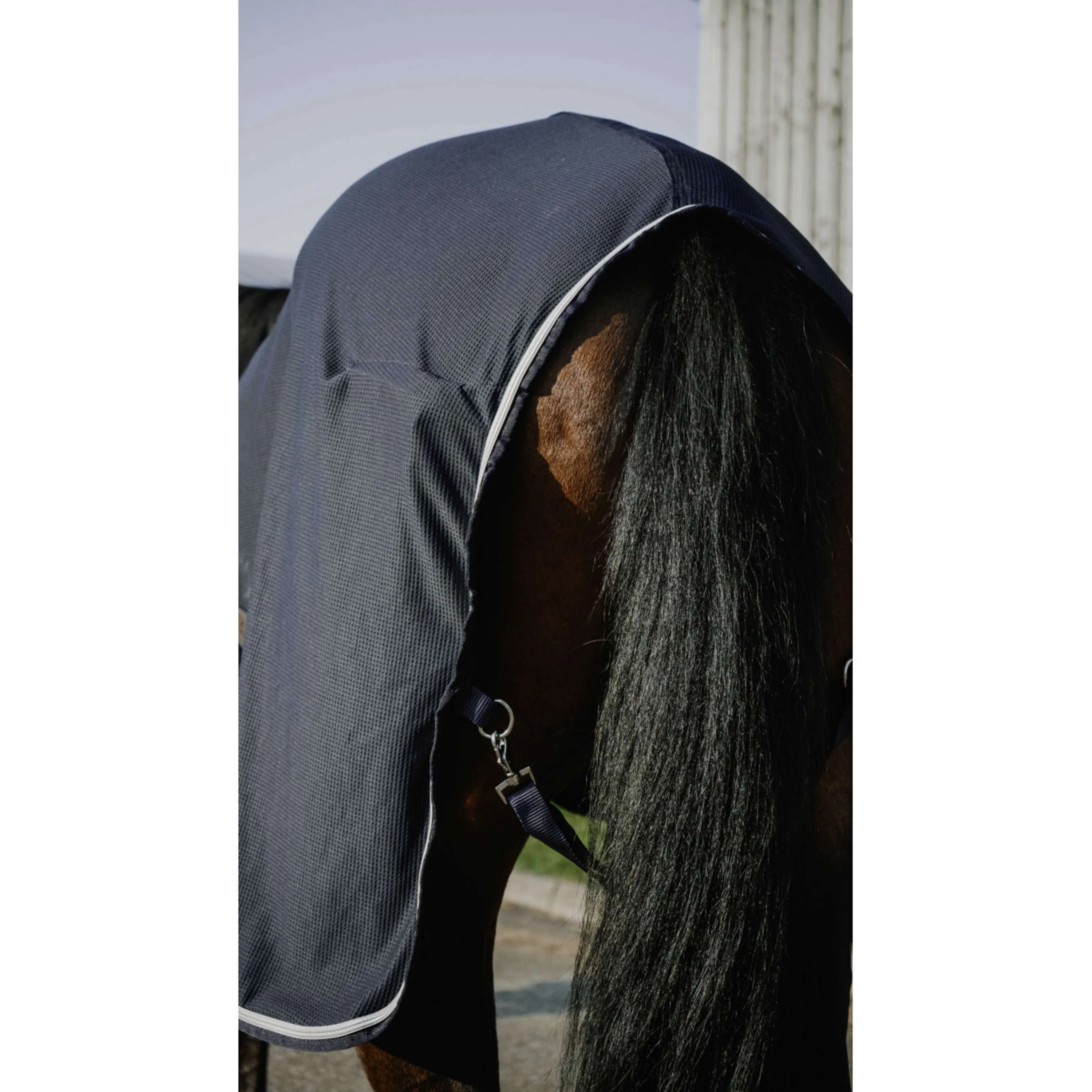 EQUITHÈME Coperta Rinfrescante Drycool Standard Navy blue - Image 2