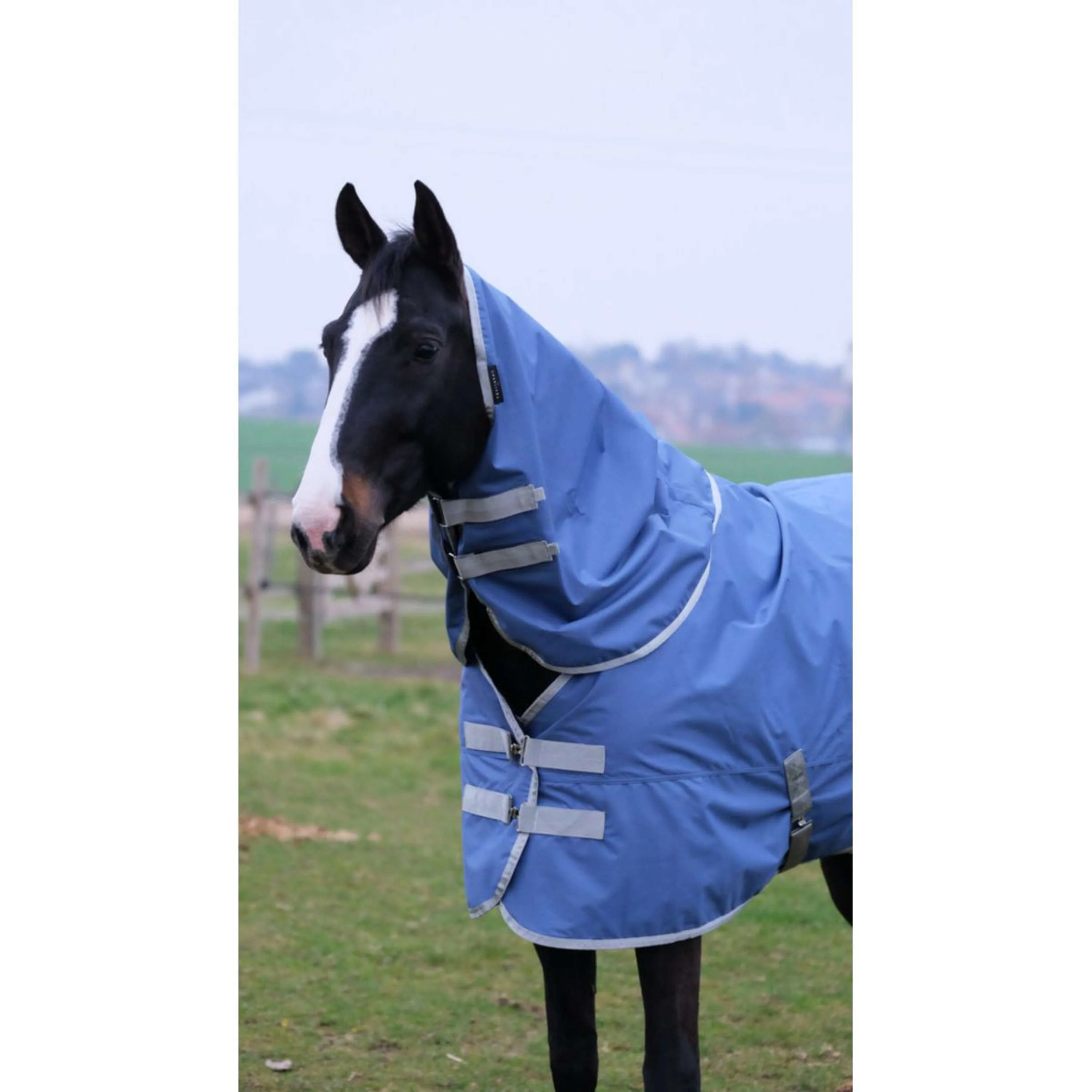 EQUITHÈME Copricollo 600D 0g Blu - Image 8