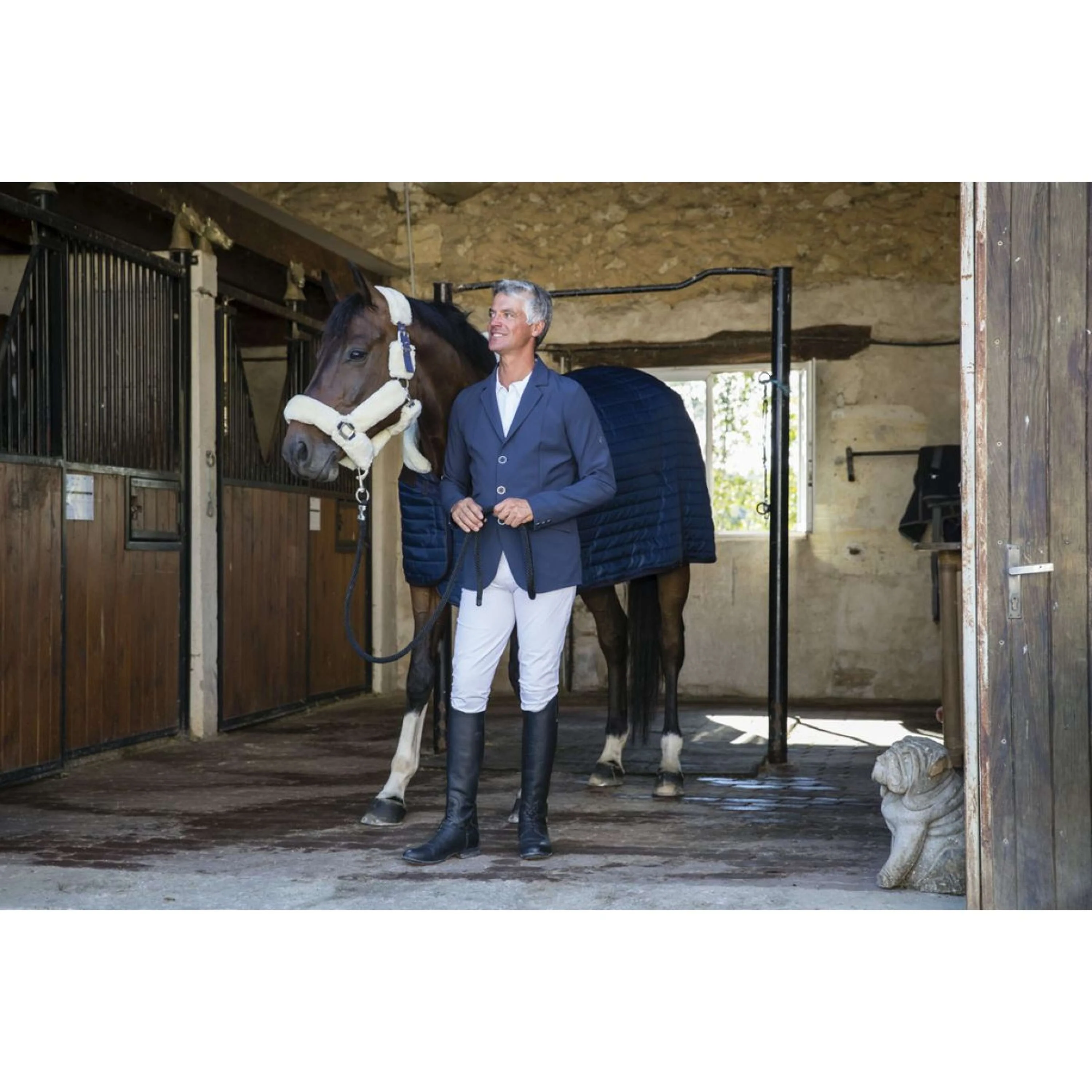 EQUITHÈME Giacca da Competizione Dublin blu navy - Image 5