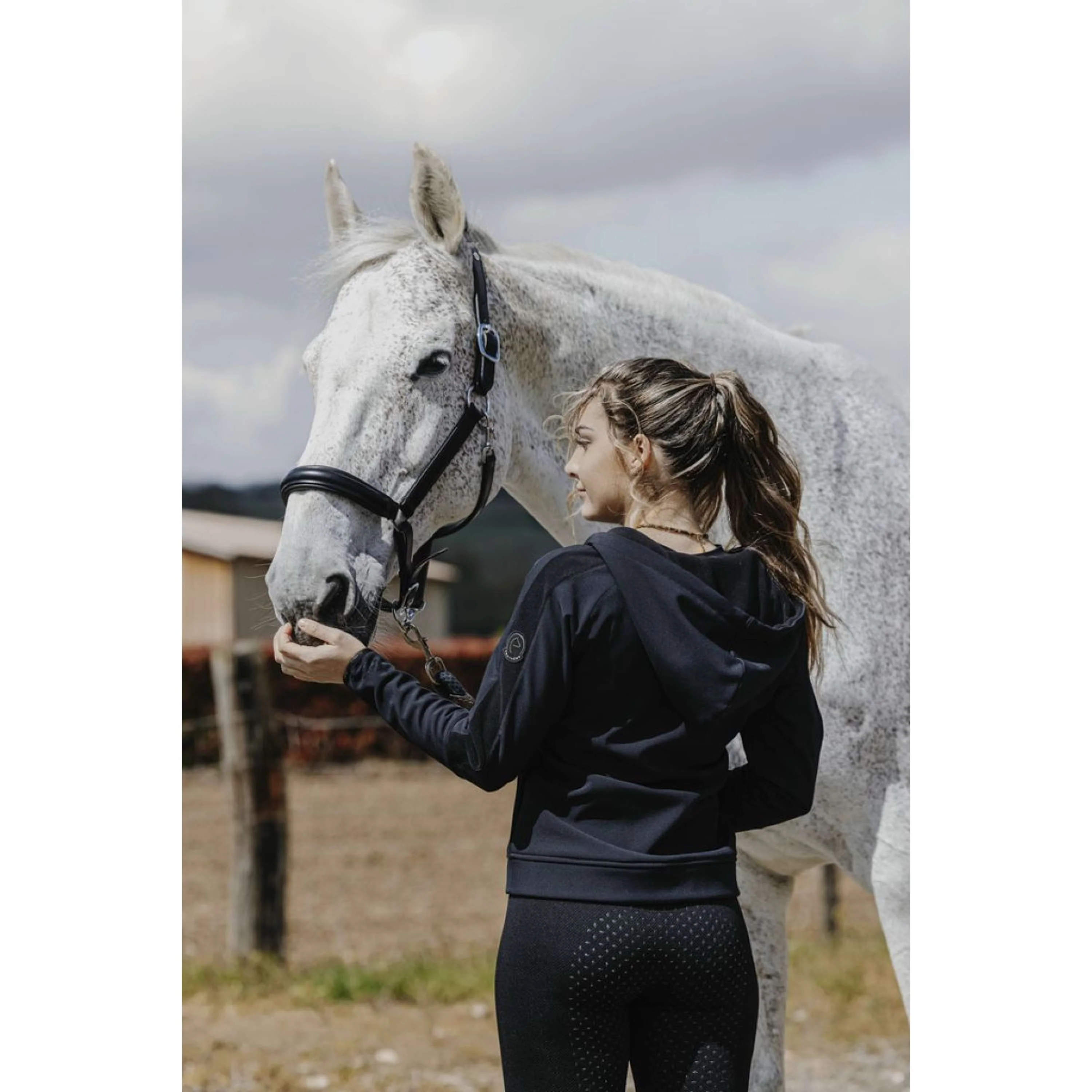 EQUITHÈME Leggings da Equitazione Acacia Nero - Image 4