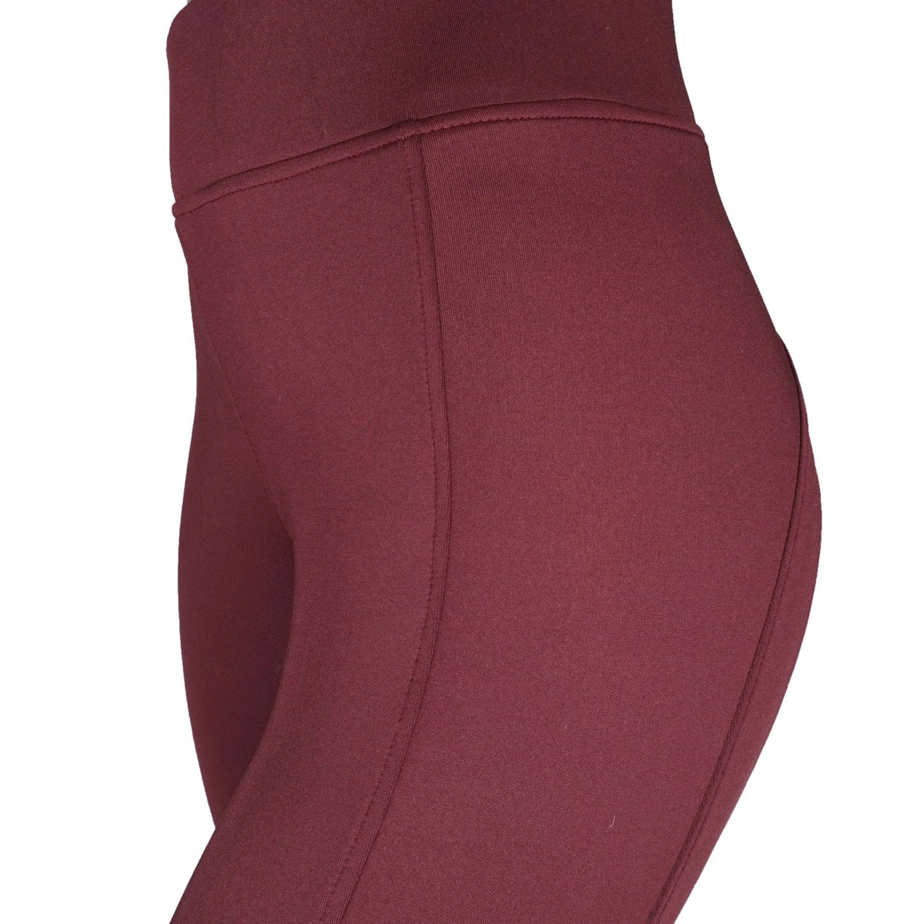 EQUITHÈME Leggings da Equitazione Brigitte Bordeaux - Image 5