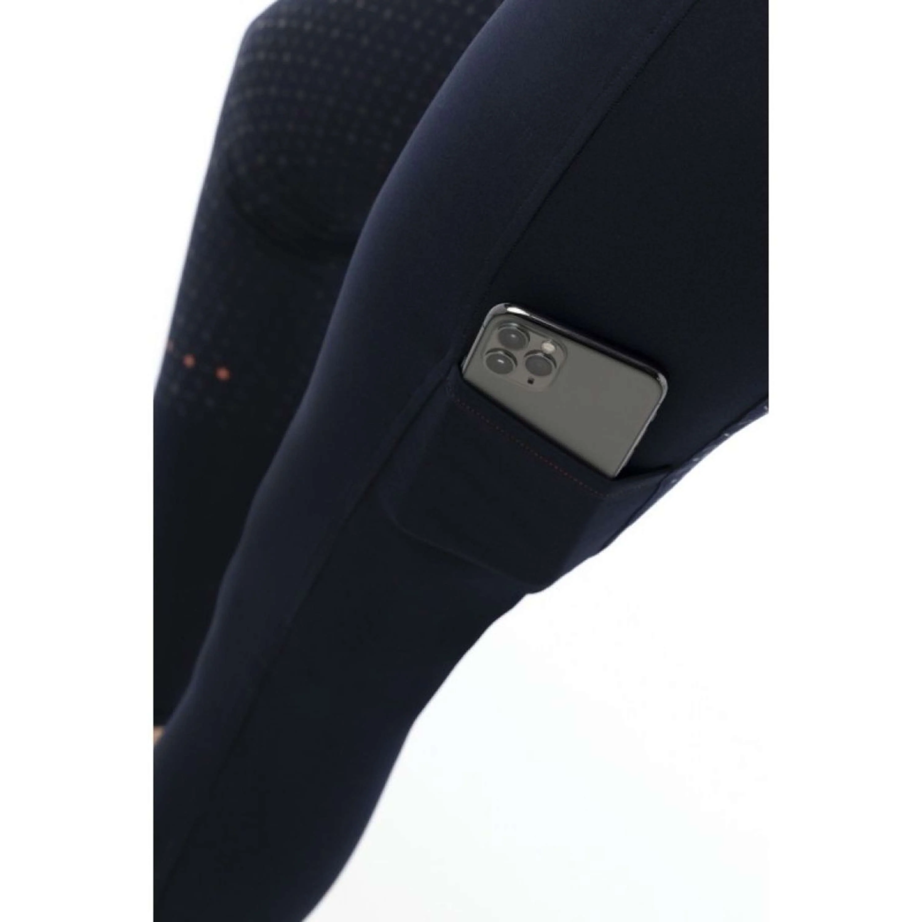 EQUITHÈME Leggings da Equitazione Lyly Indossalo Navy - Image 5