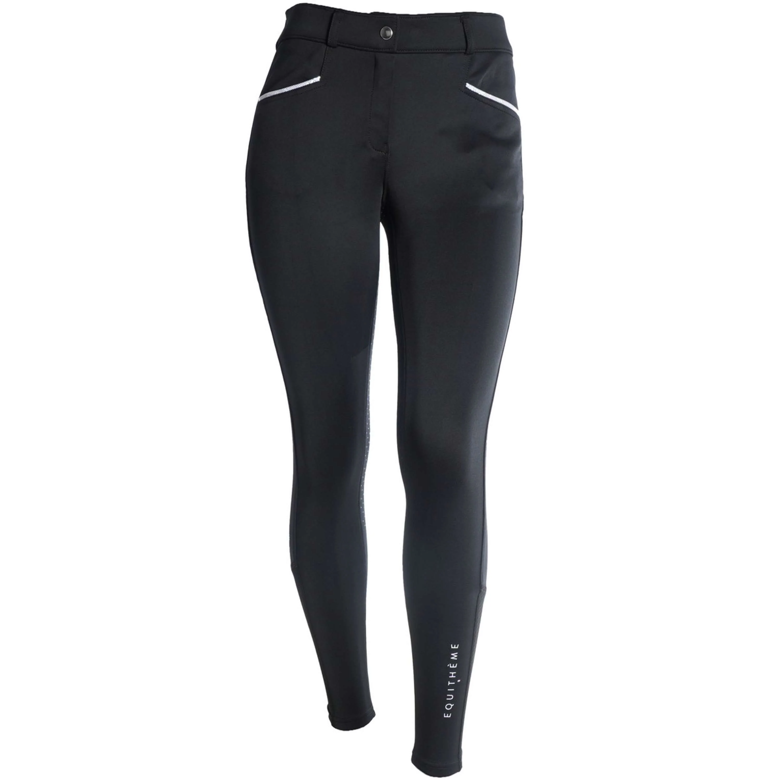 EQUITHÈME Pantaloni da Equitazione Claudine Nero