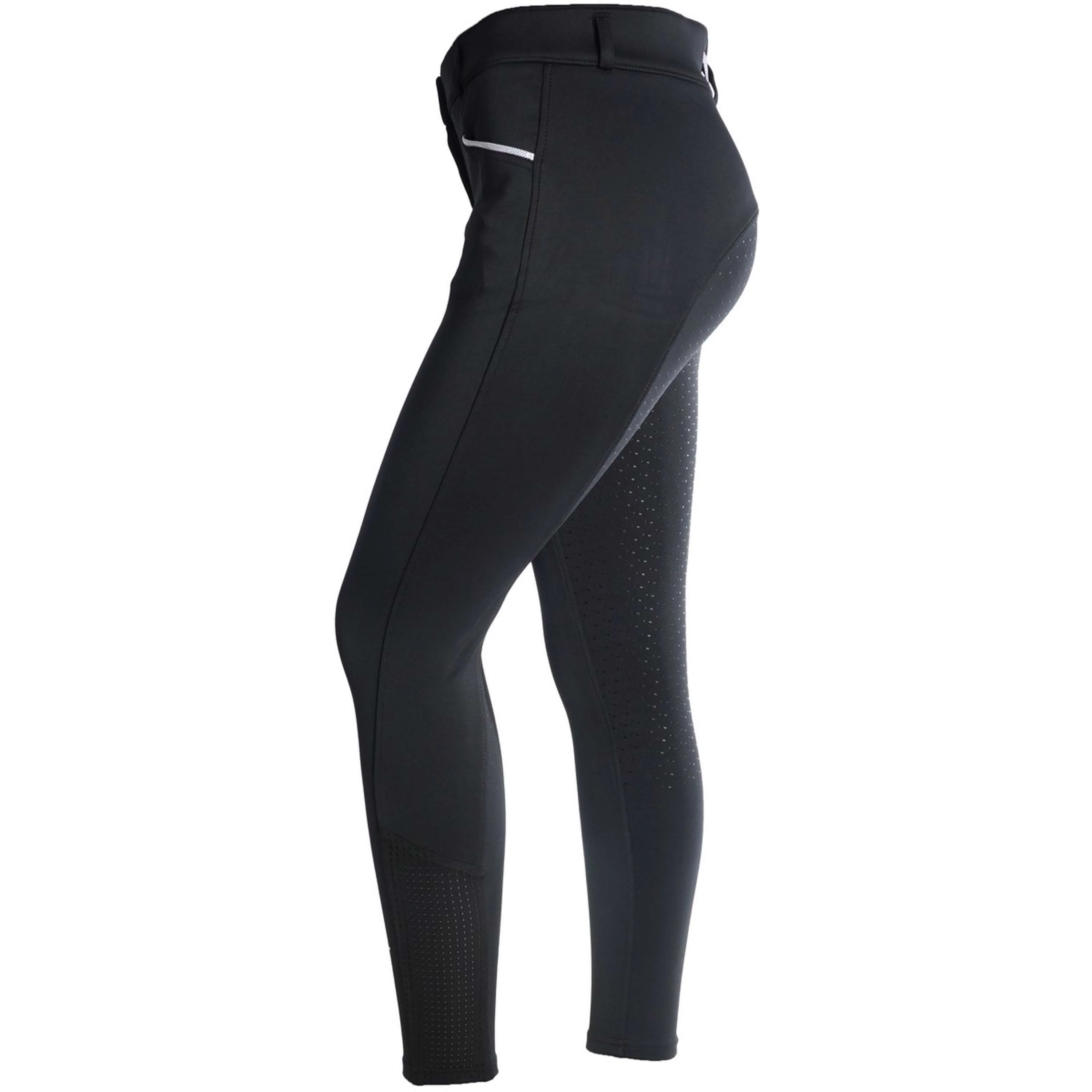EQUITHÈME Pantaloni da Equitazione Claudine Nero - Image 2