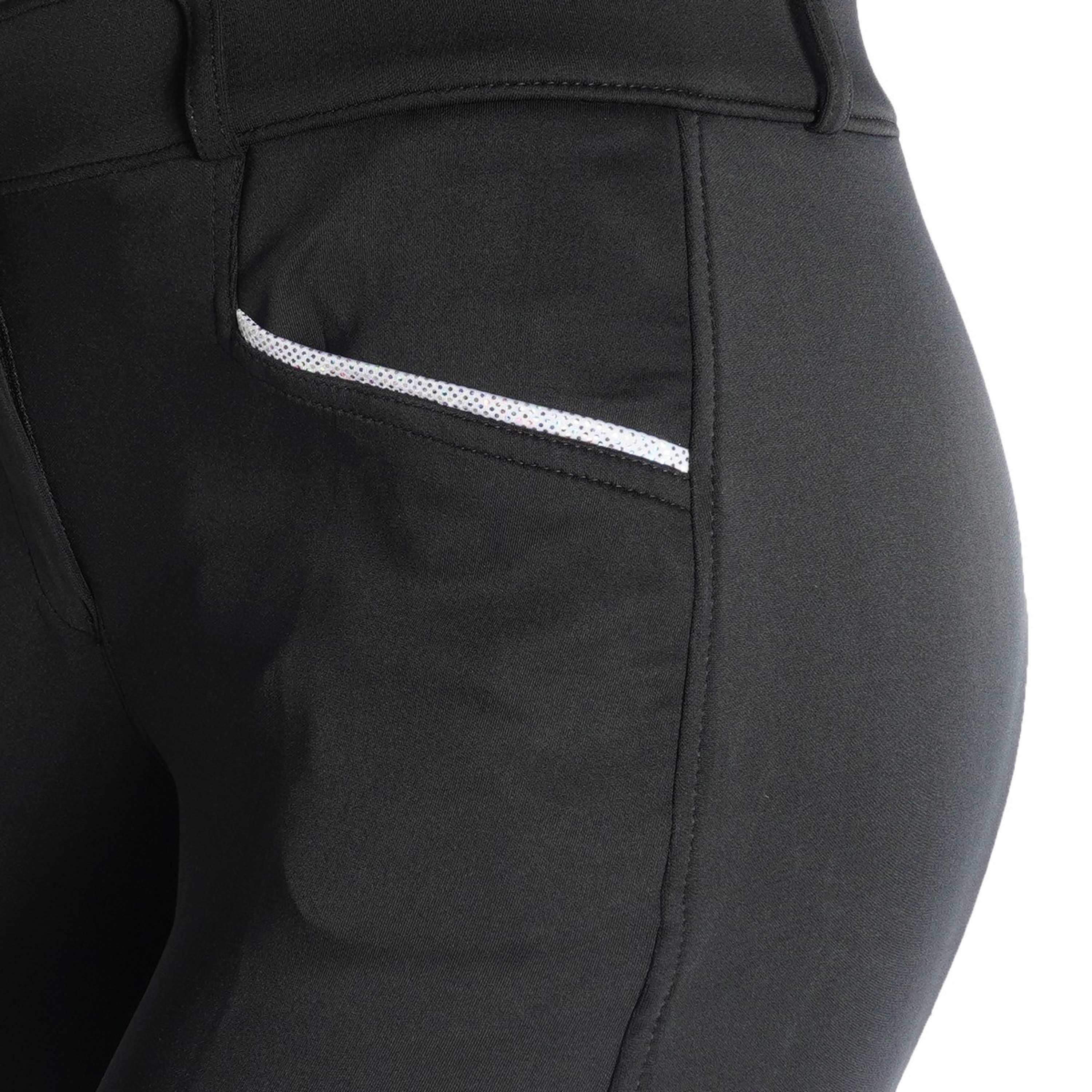 EQUITHÈME Pantaloni da Equitazione Claudine Nero - Image 7