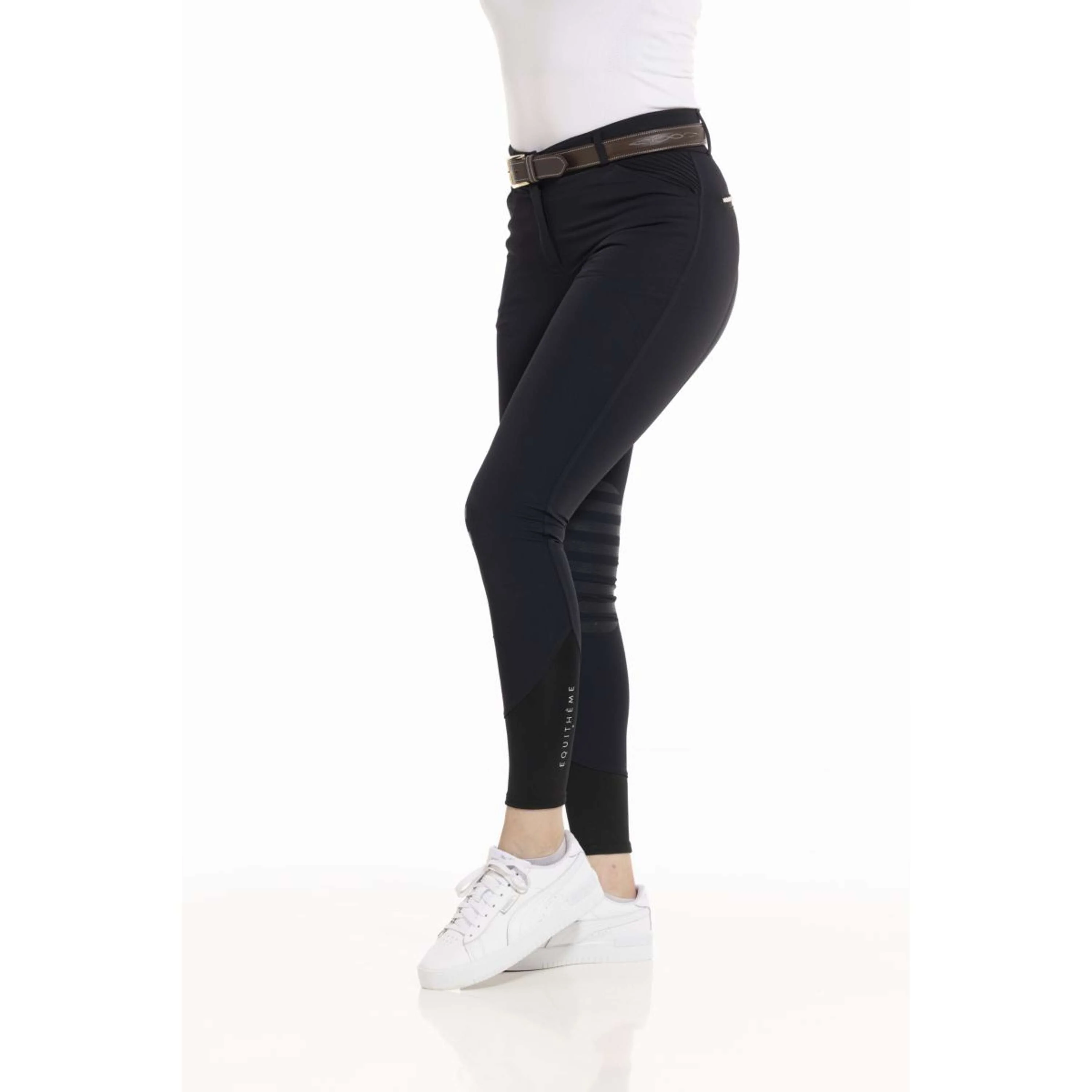 EQUITHÈME Pantaloni da Equitazione Josephine Nero - Image 2