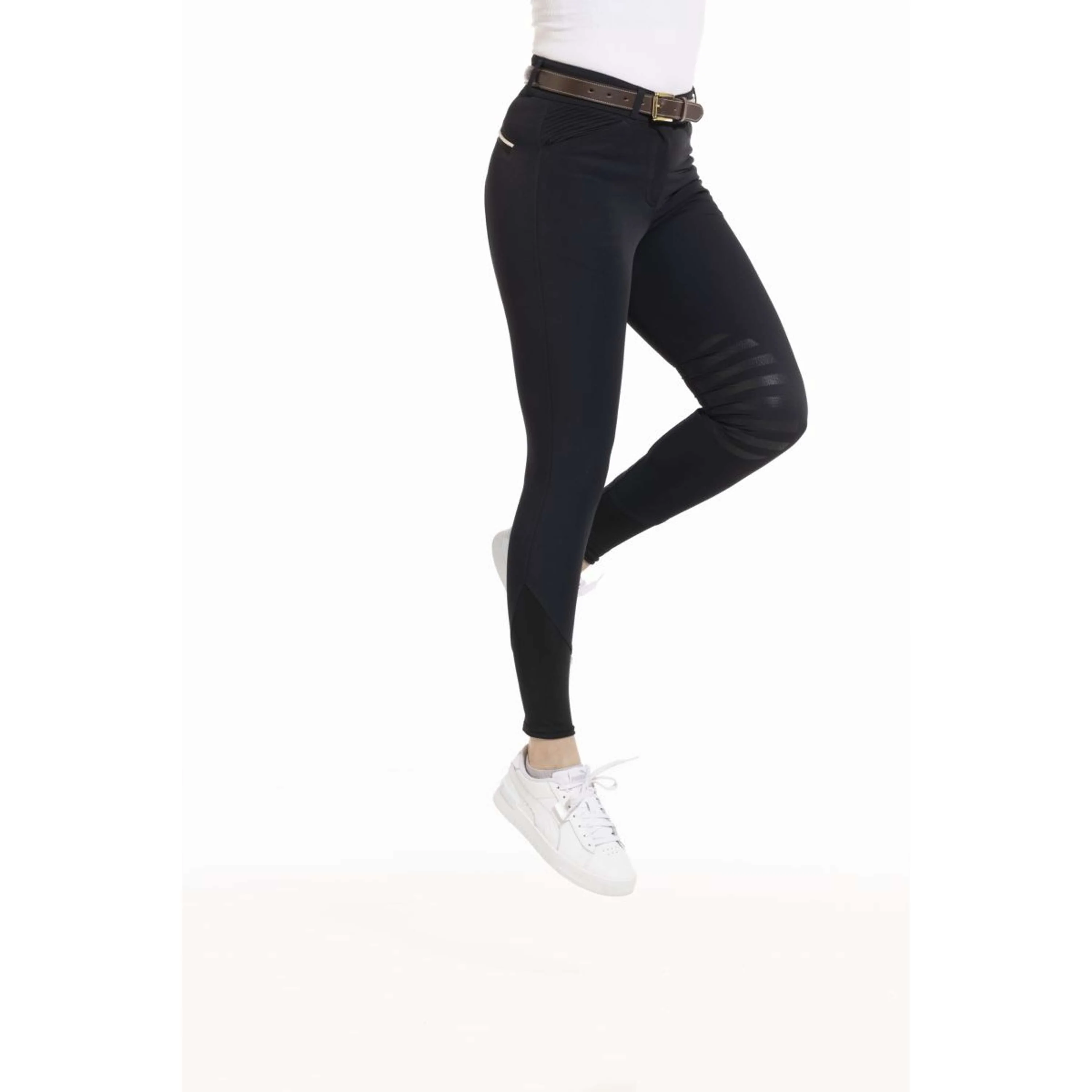 EQUITHÈME Pantaloni da Equitazione Josephine Nero - Image 6