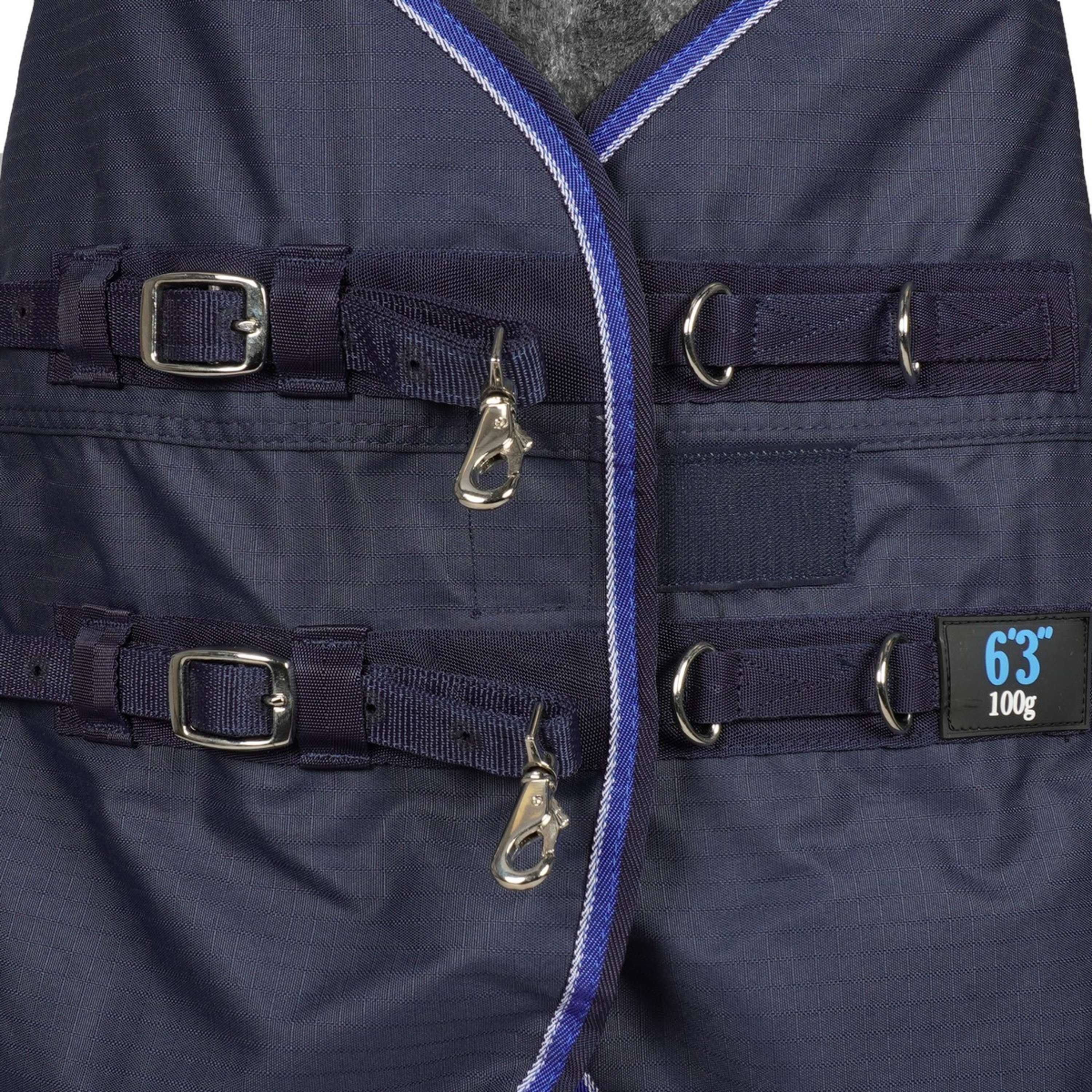 EQUITHÈME Tappeto Classic 600D 0 g Navy - Image 4
