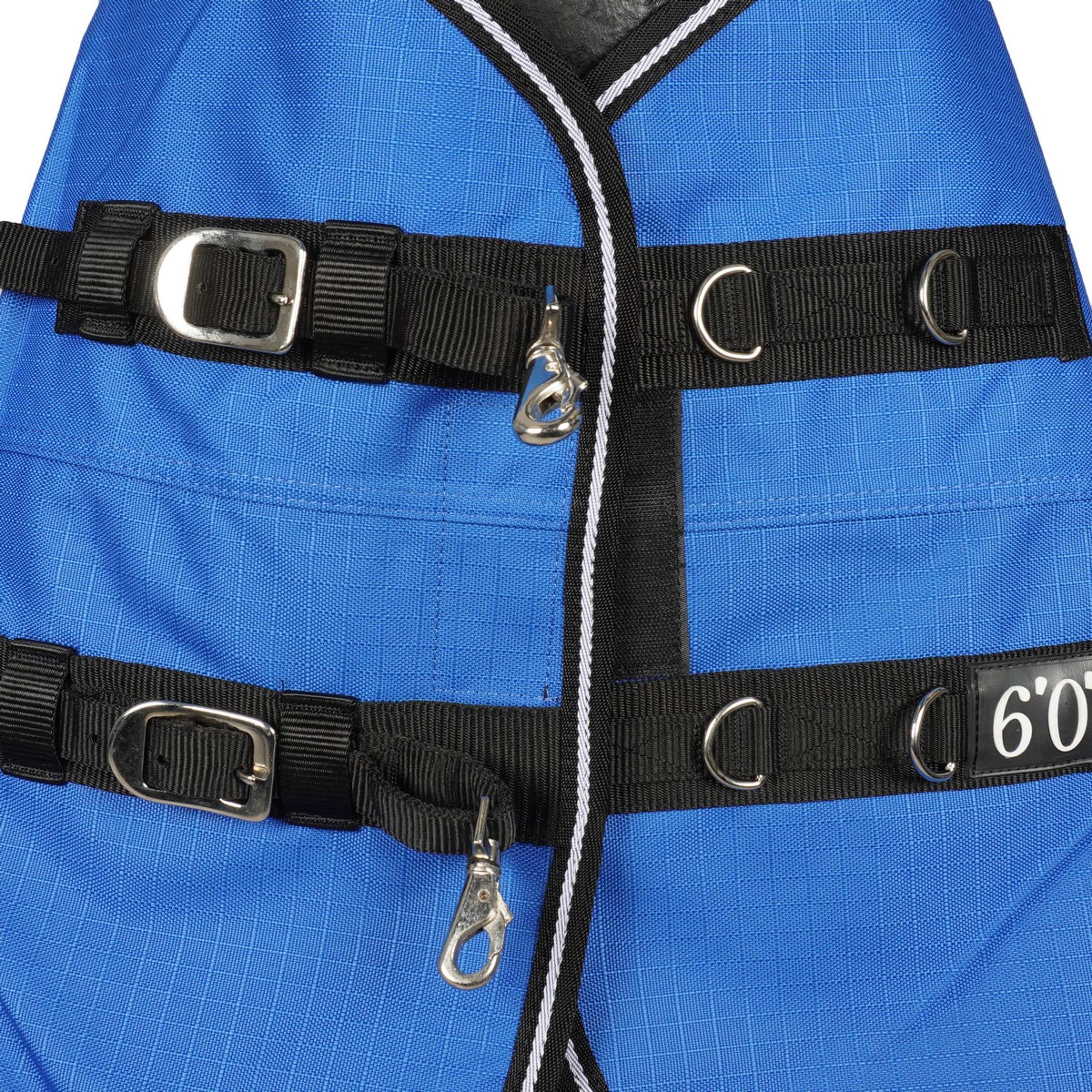 EQUITHÈME Tappeto da Esterno 1200D 0g Aisance High Neck Royal Blue - Image 5