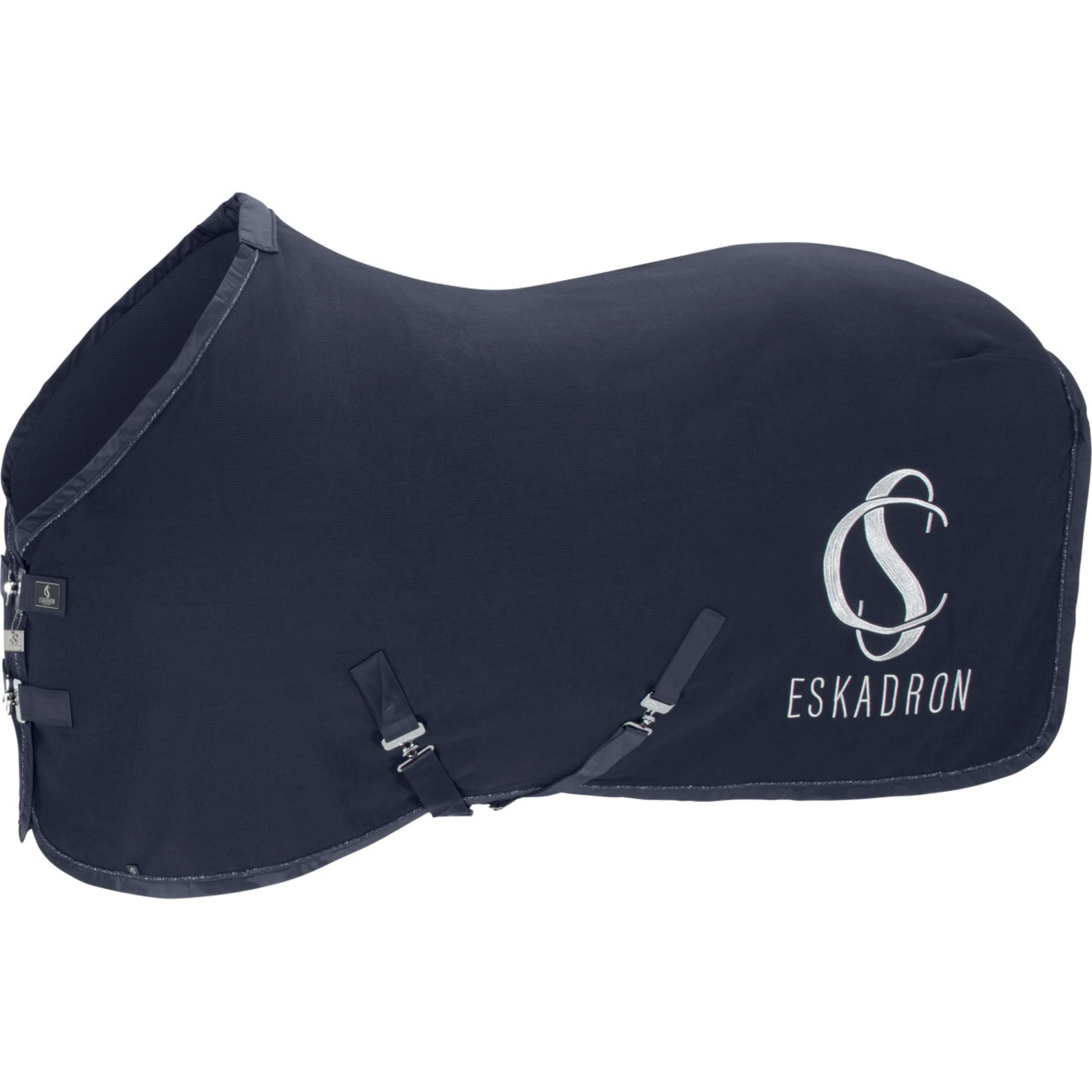 Eskadron Coperta in Pile Classic Sports Cotone a nido d'ape Navy