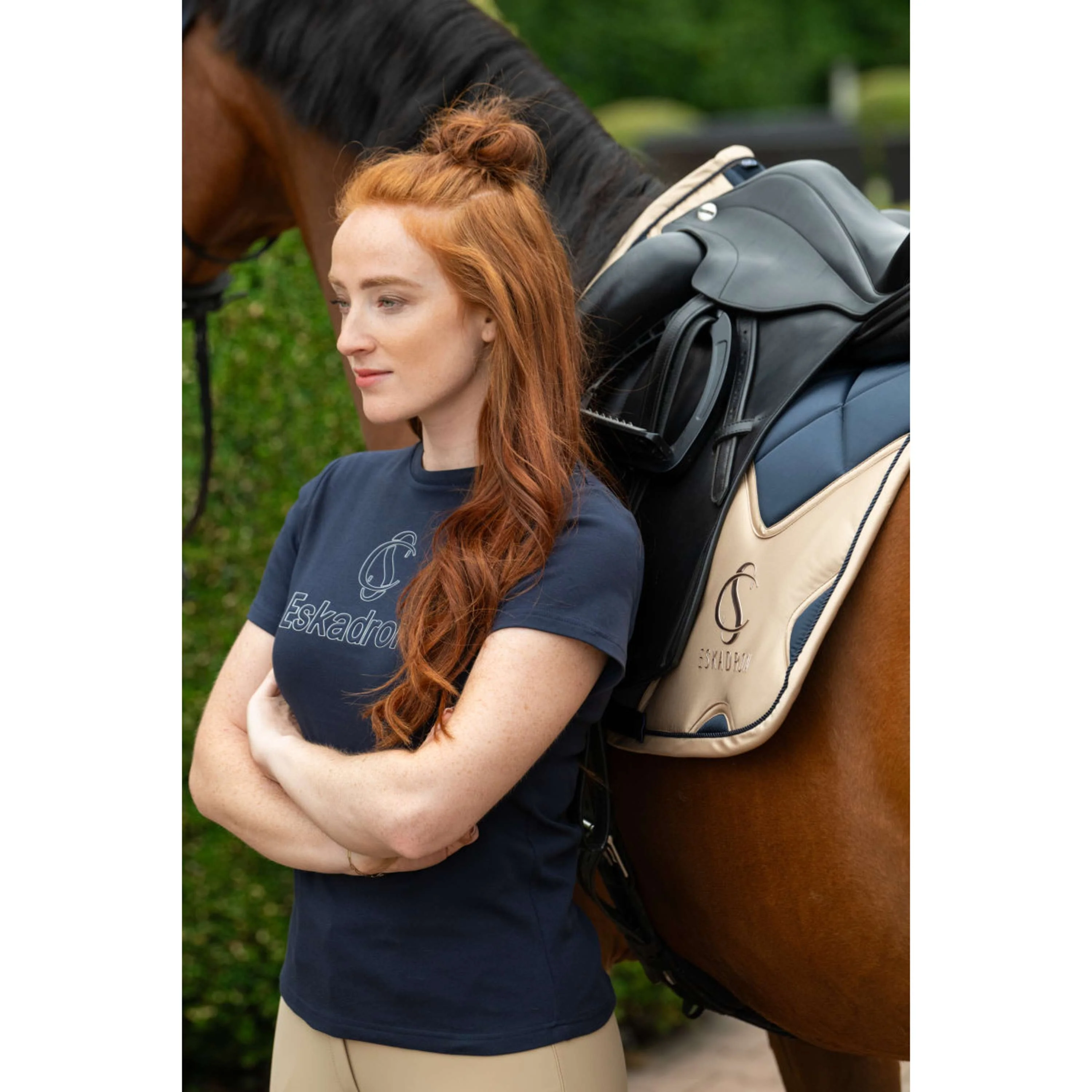 Eskadron Sottosella Classic Sports Bigross Mattgloss Dressage Navy - Image 3