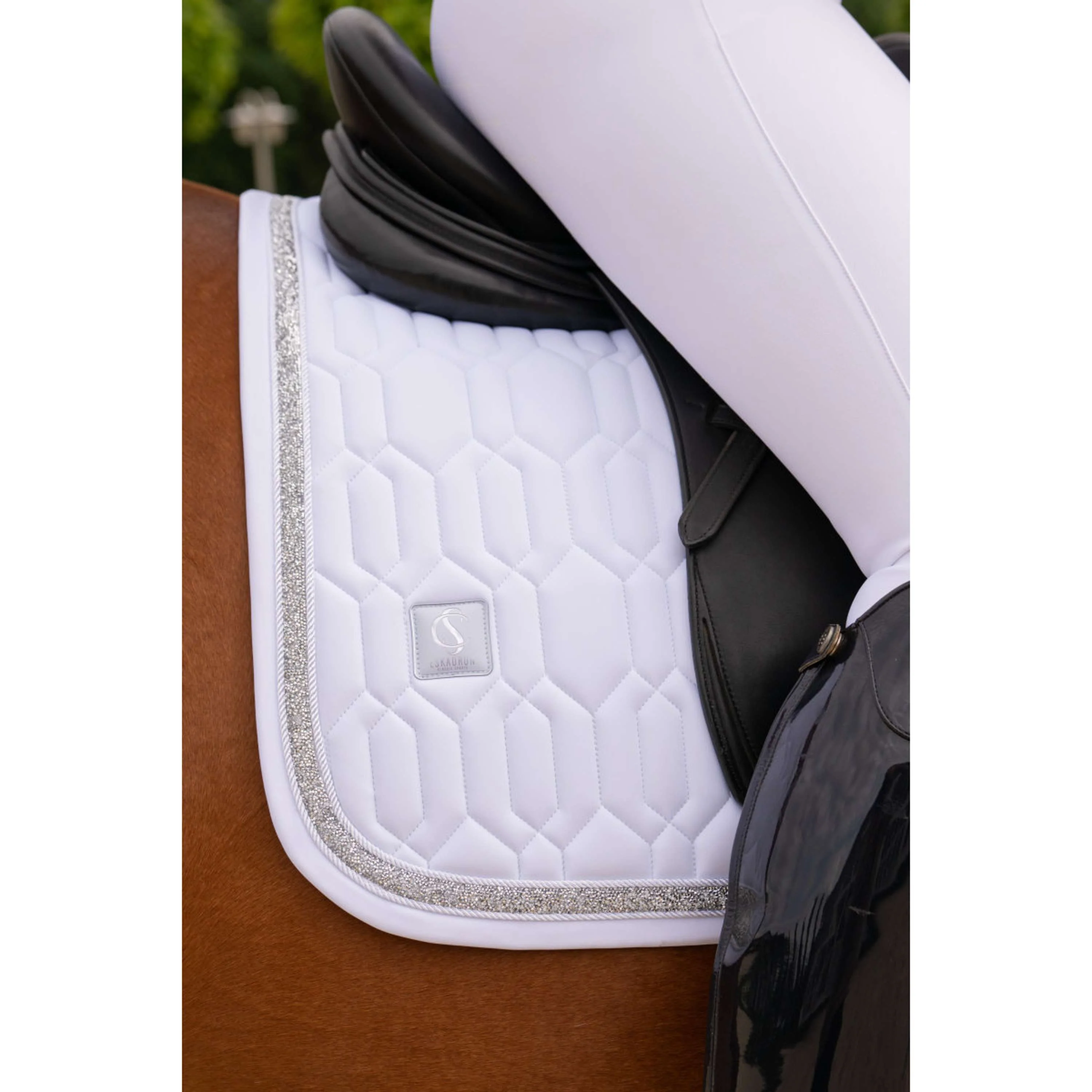 Eskadron Sottosella Classic Sports Softshell Jewel Dressage Bianco - Image 3