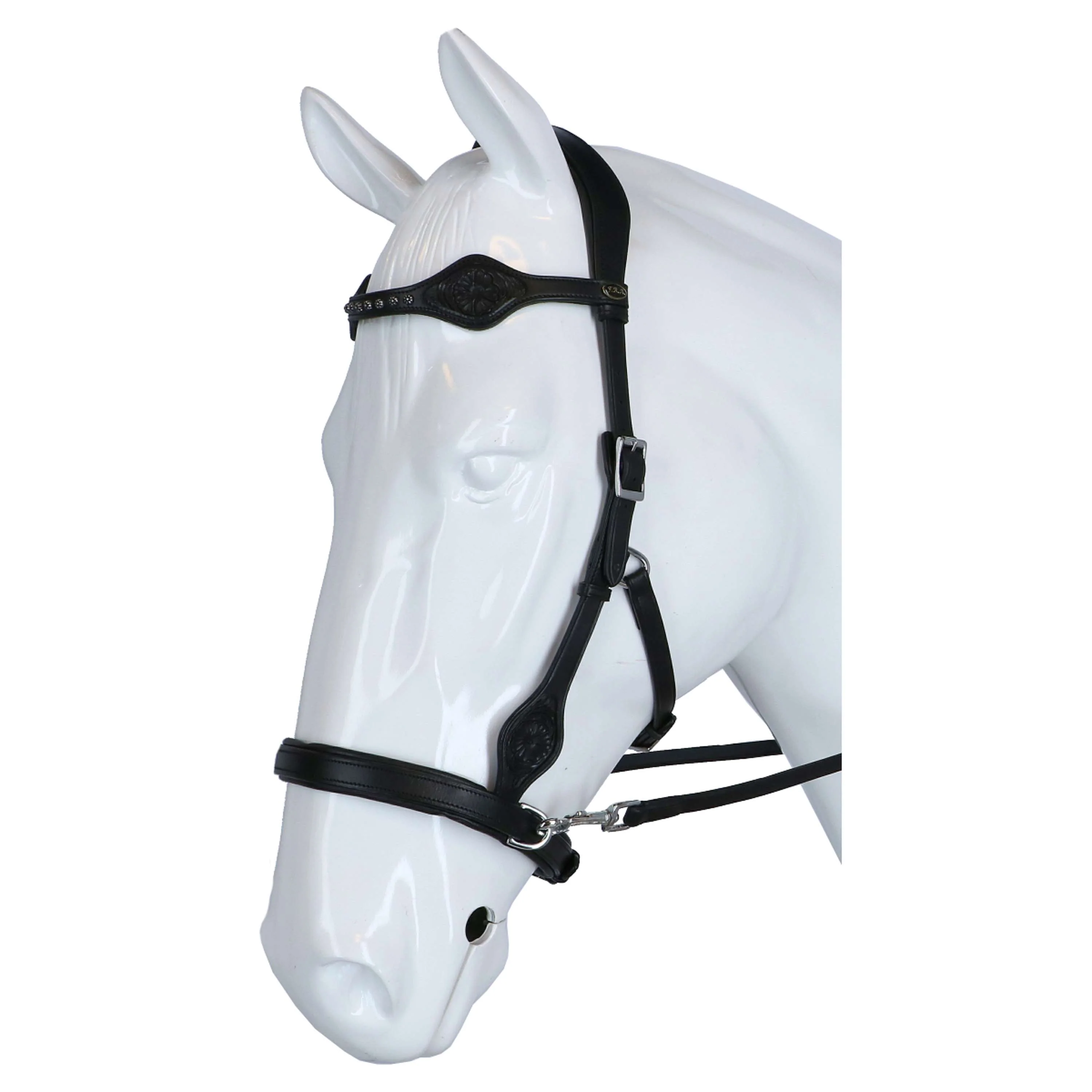 F.R.A. Briglia senza Morso Dandy Side Pull Nero - Image 2